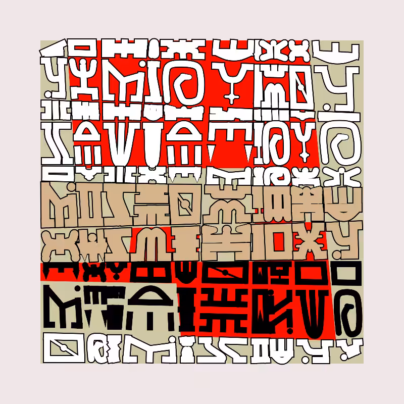 "Alphabetic ancestral signs" - (Matrix v3) #54