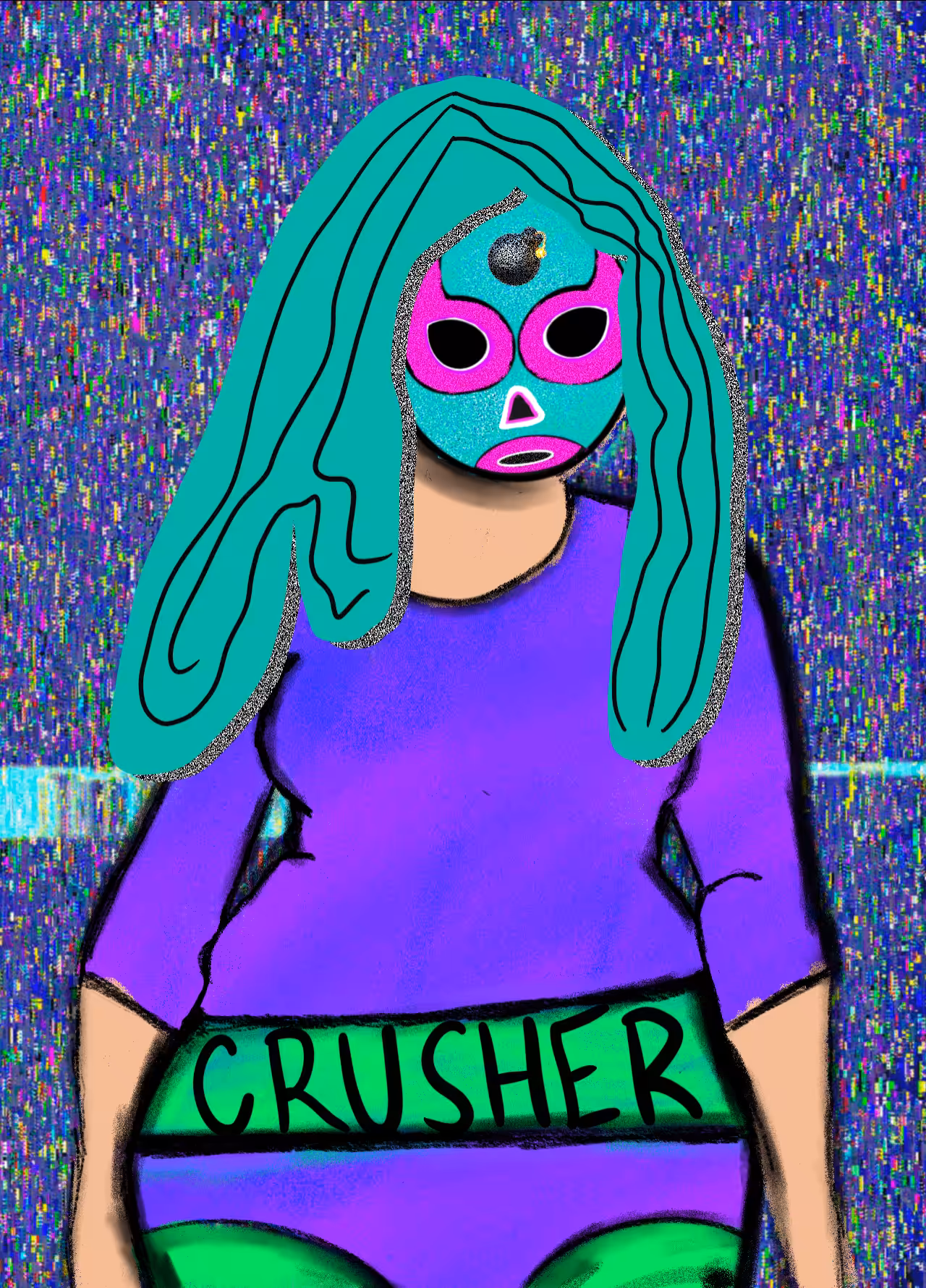 NFT luchadora #2