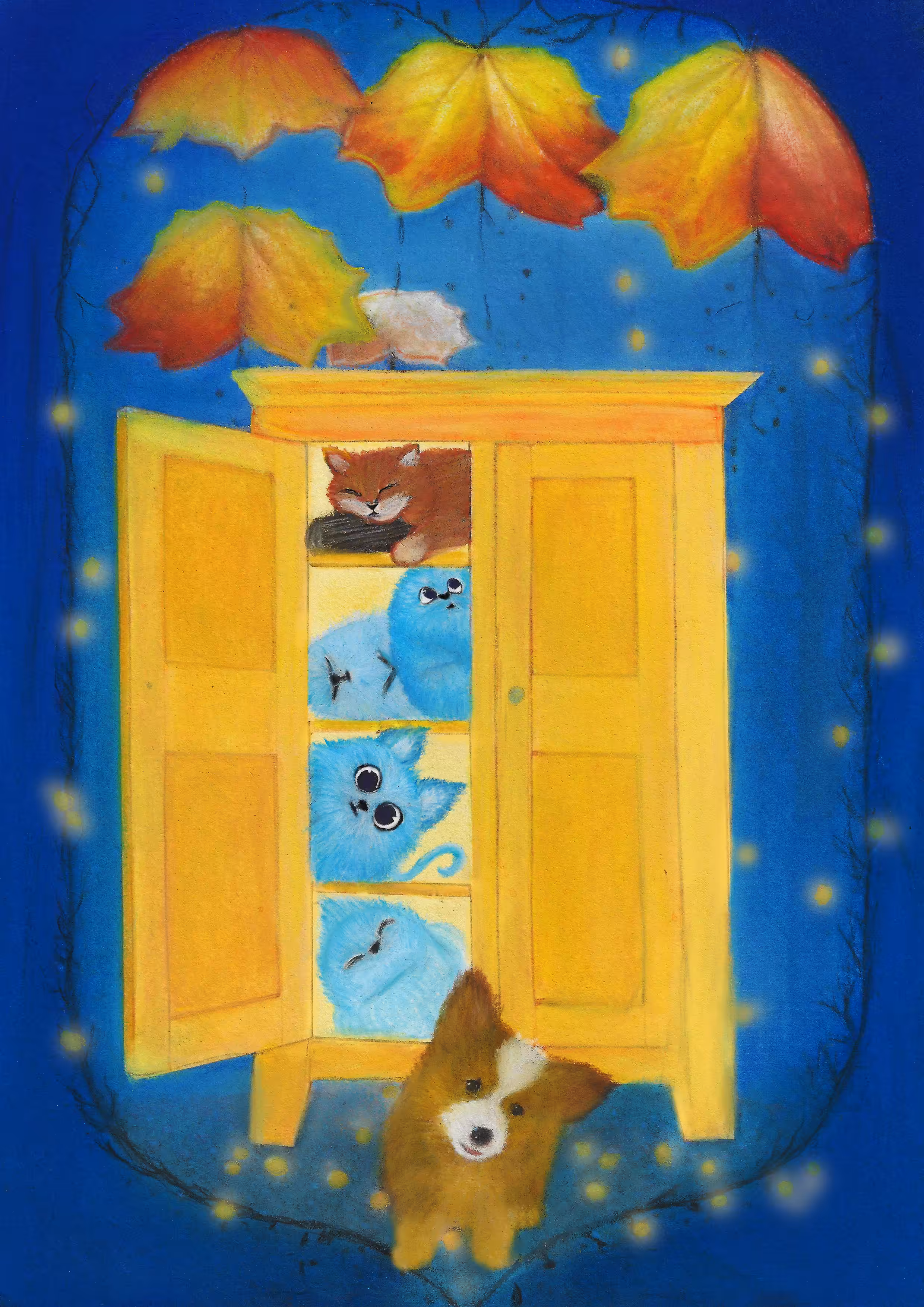autumn evening with friends