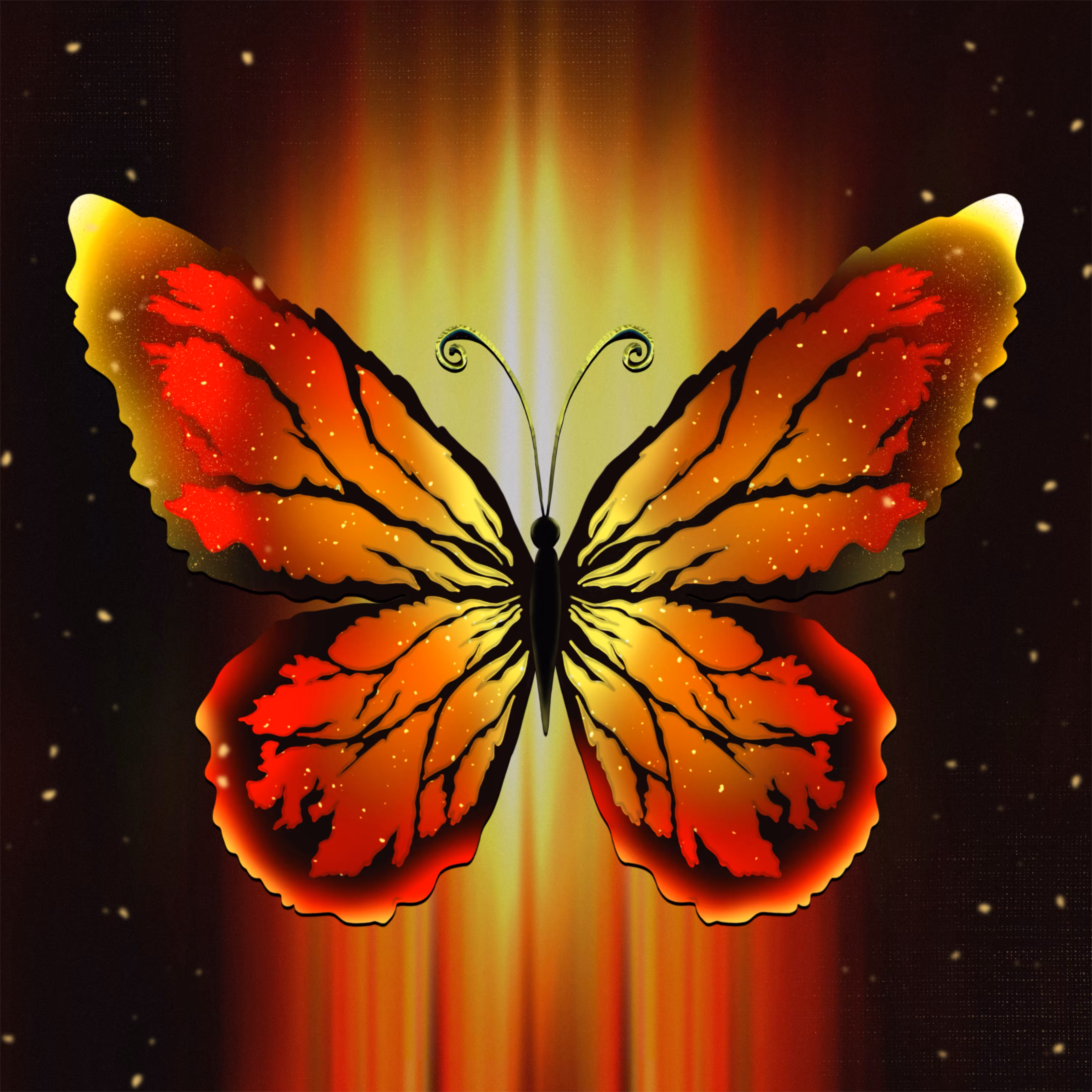 Fiery Wings of Magic