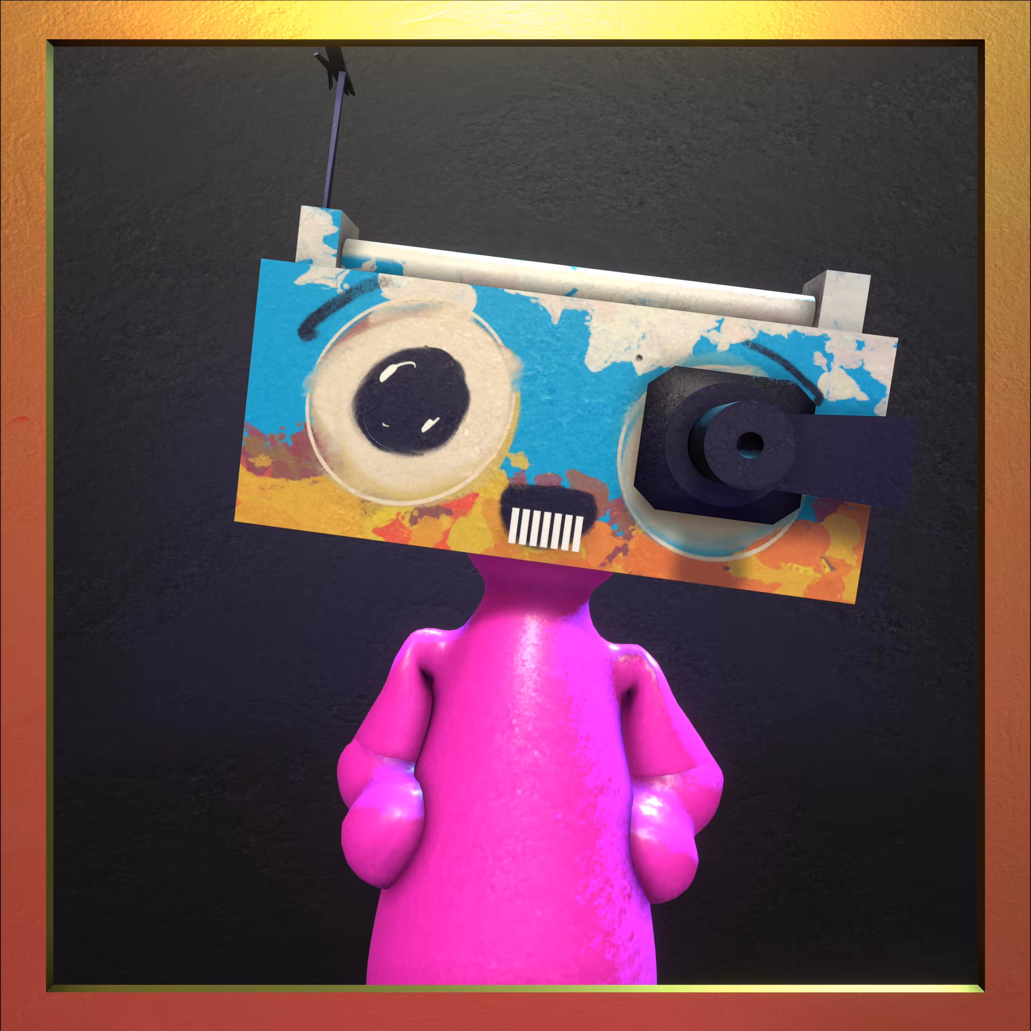 Boomboxhead #7