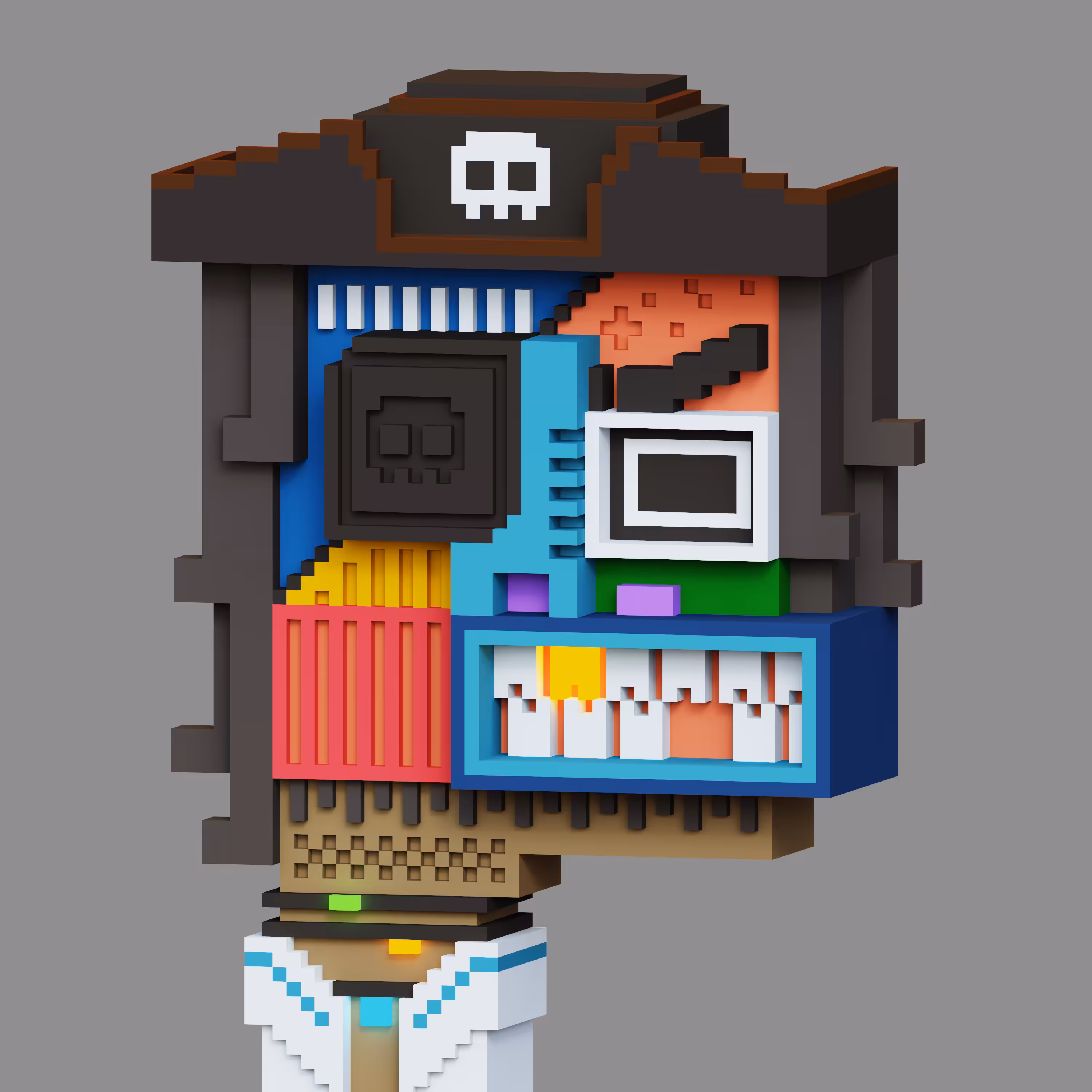 Pop Cubism Voxel 17