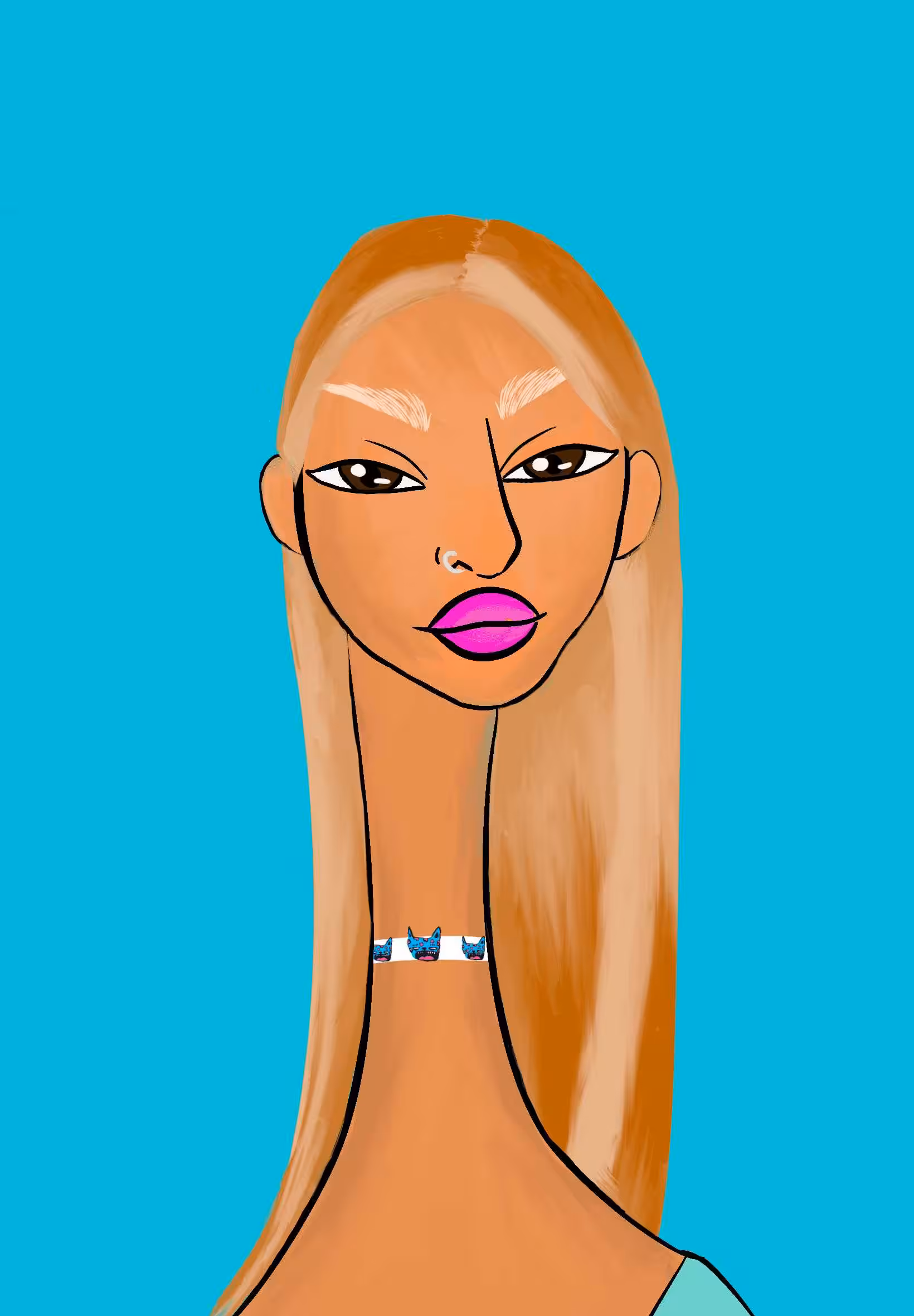 Long Neckie Ladies: Long Neckie Lady #1138