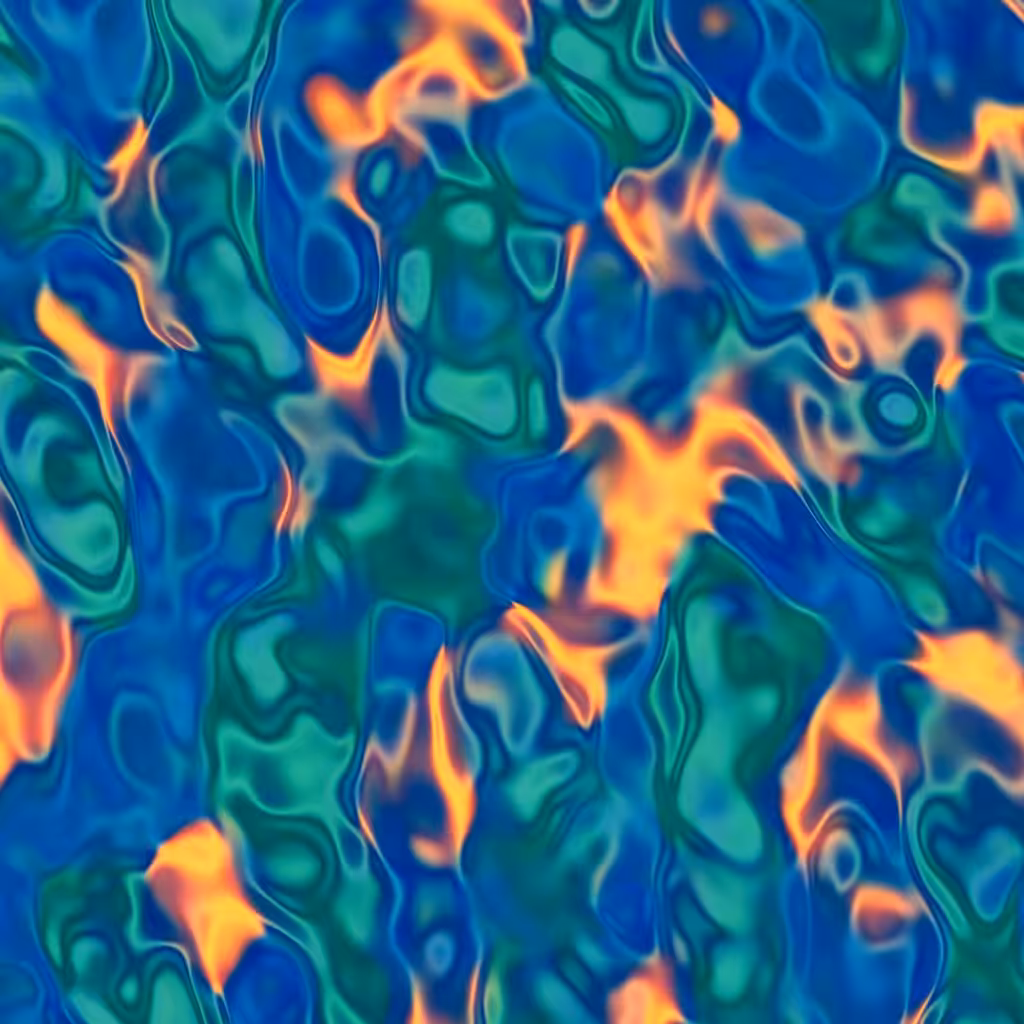 Blue-green Fire