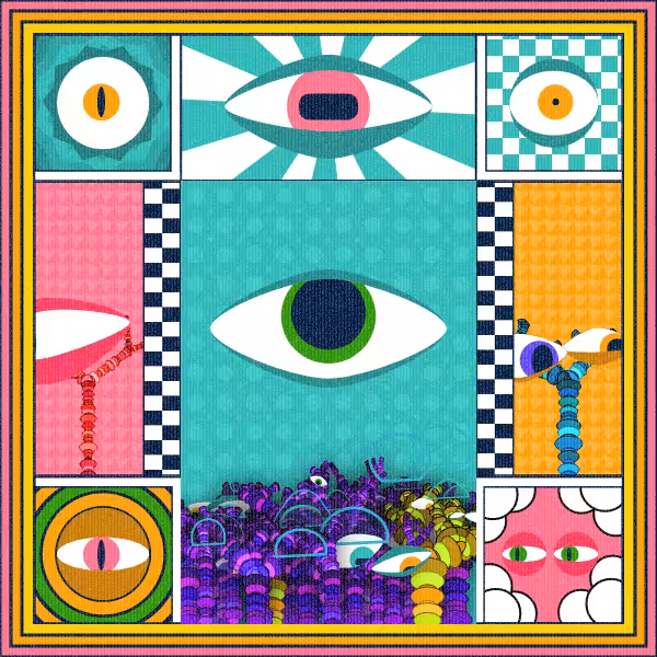Zebra's Mirror #1 [p5.js] #26