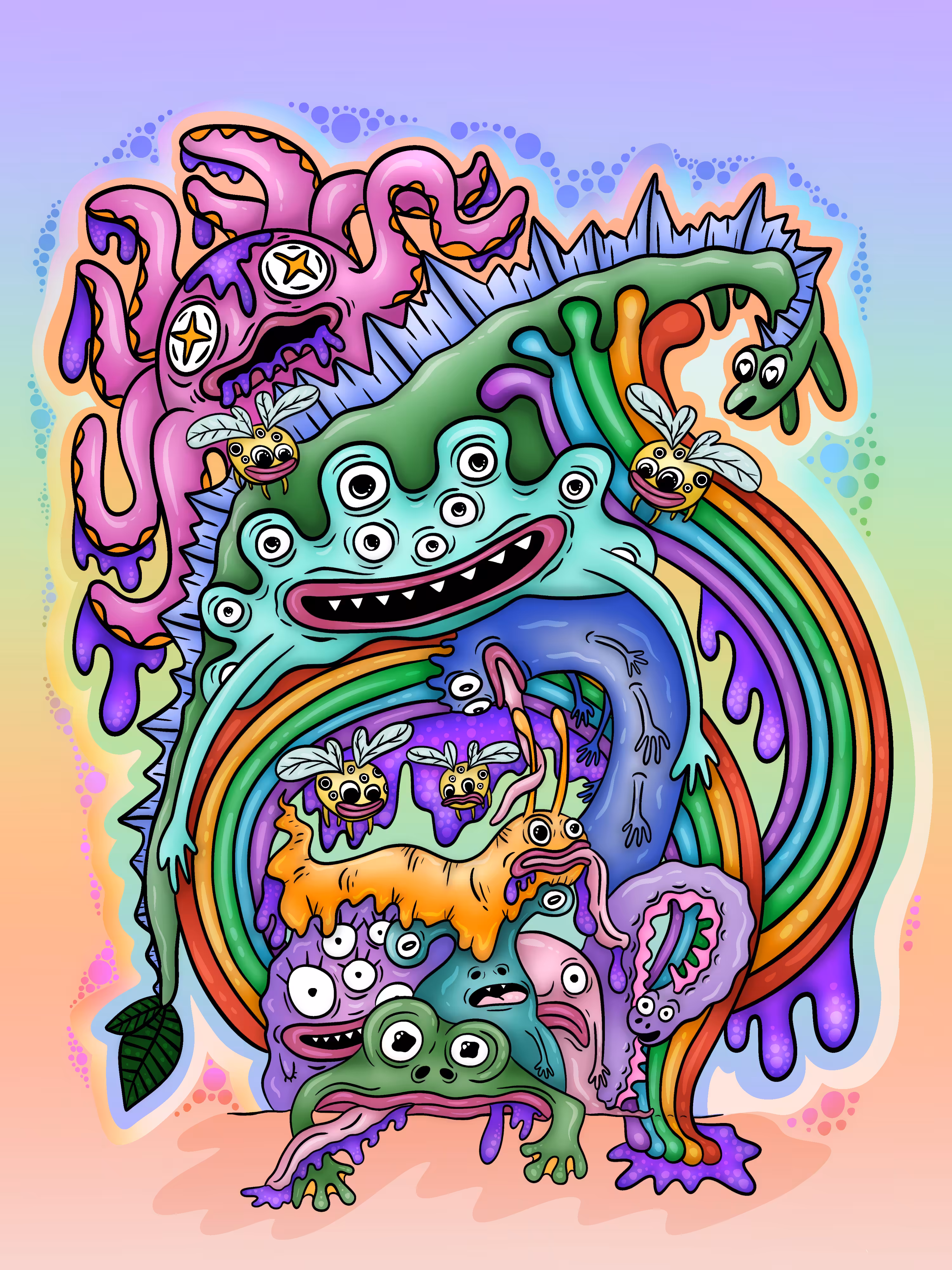 Rainbow Slimes