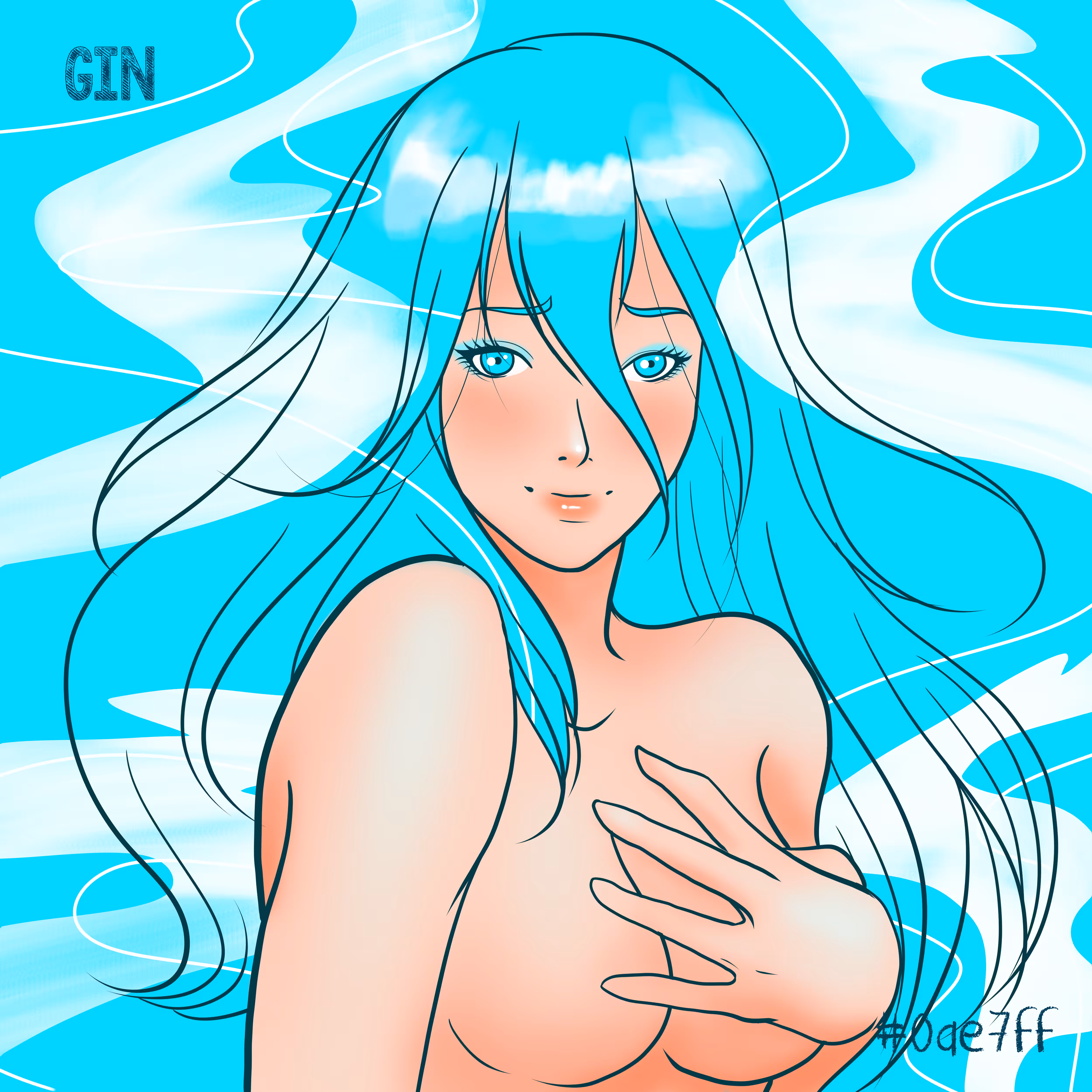 Gin #0AE7FF