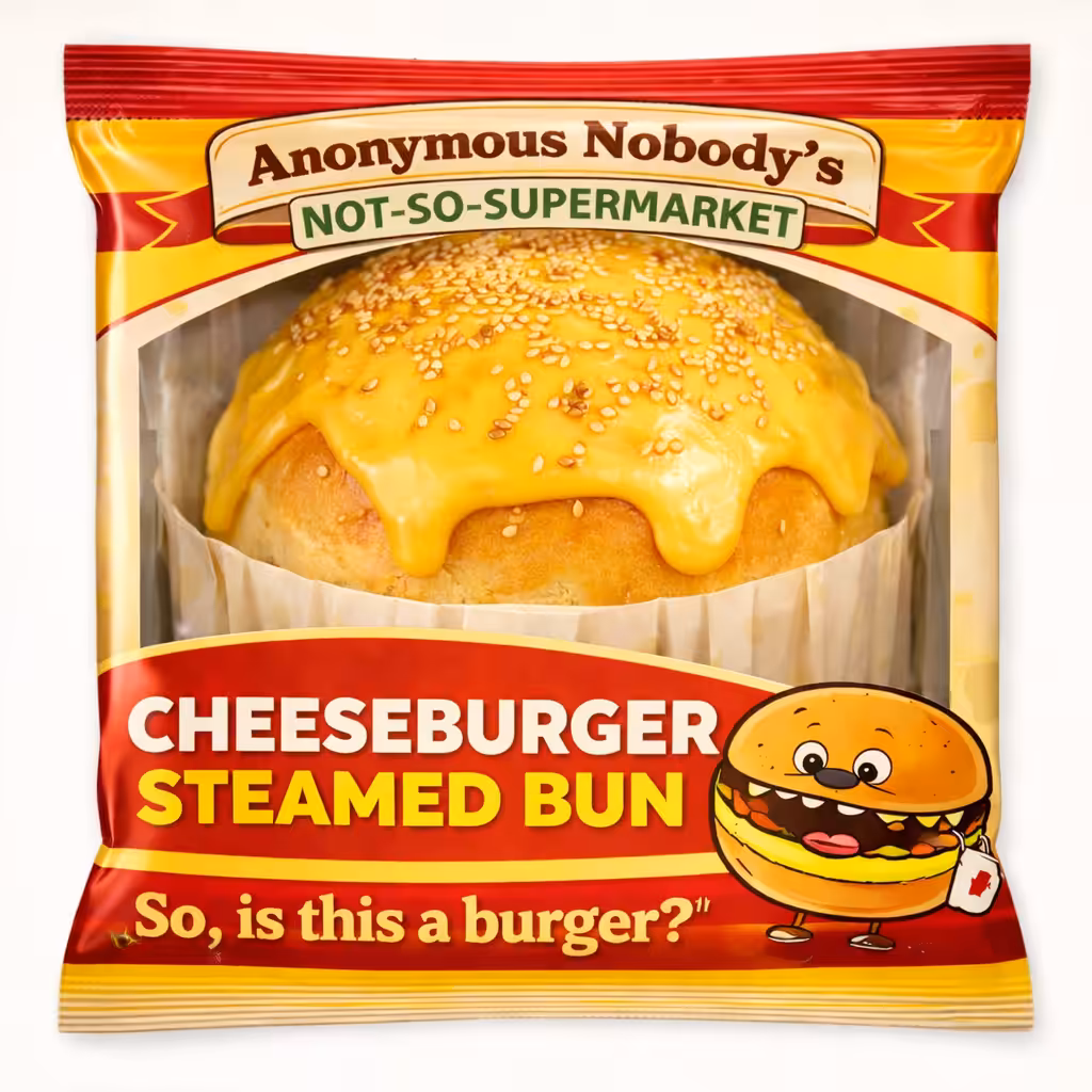 Cheeseburger Steamed Bun