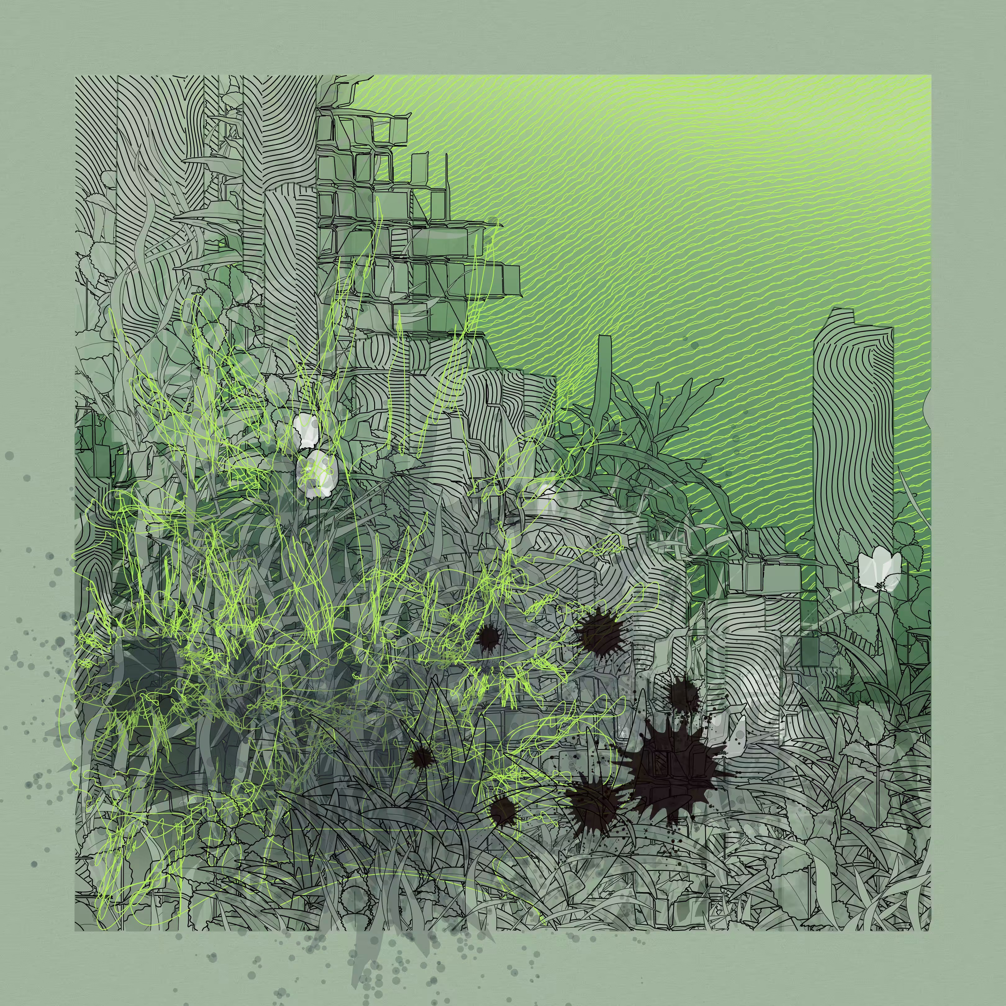 Landscape with Carbon Capture #5358