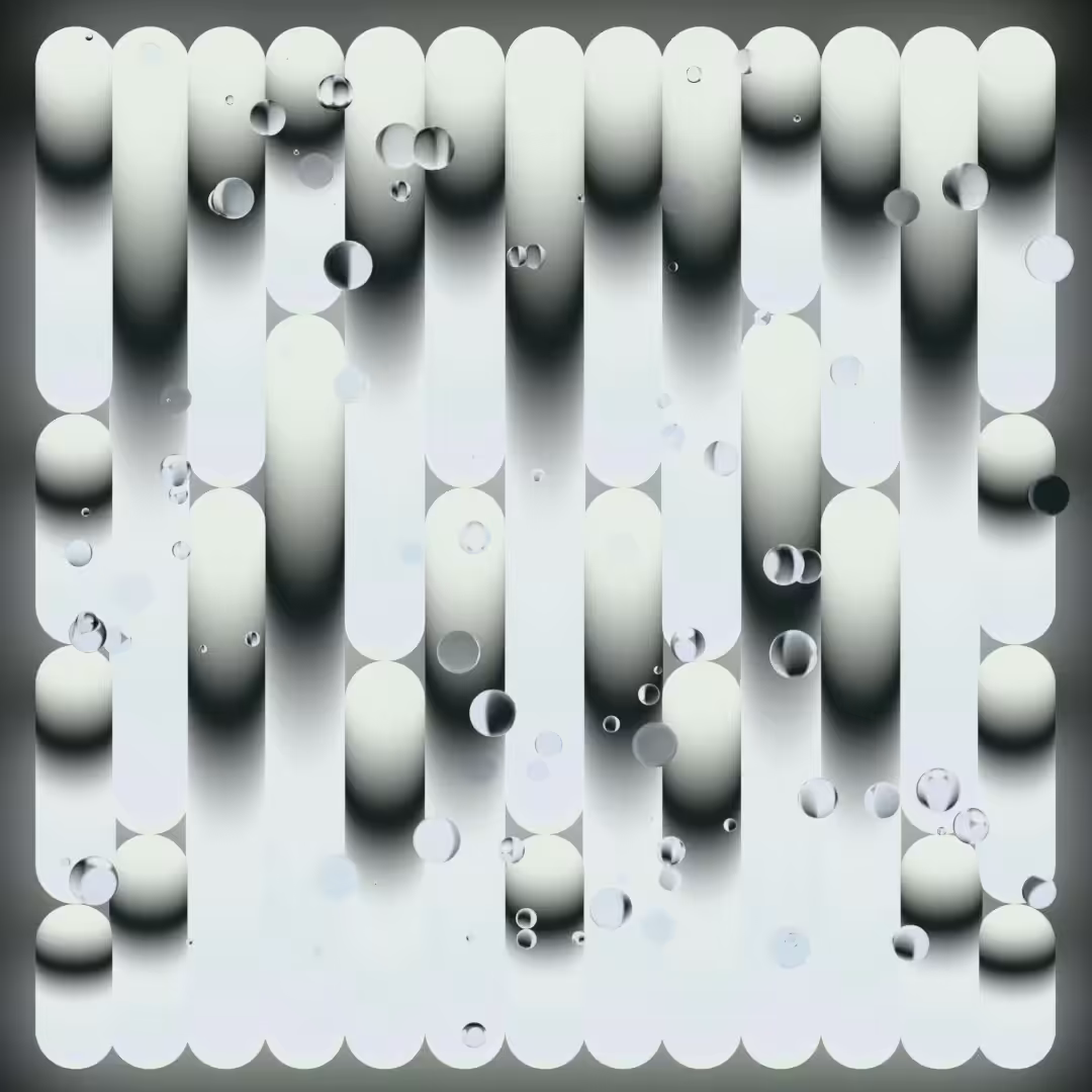 Gouttes de nuage rêveuses