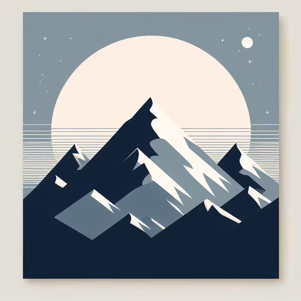 Frosty mountains #9