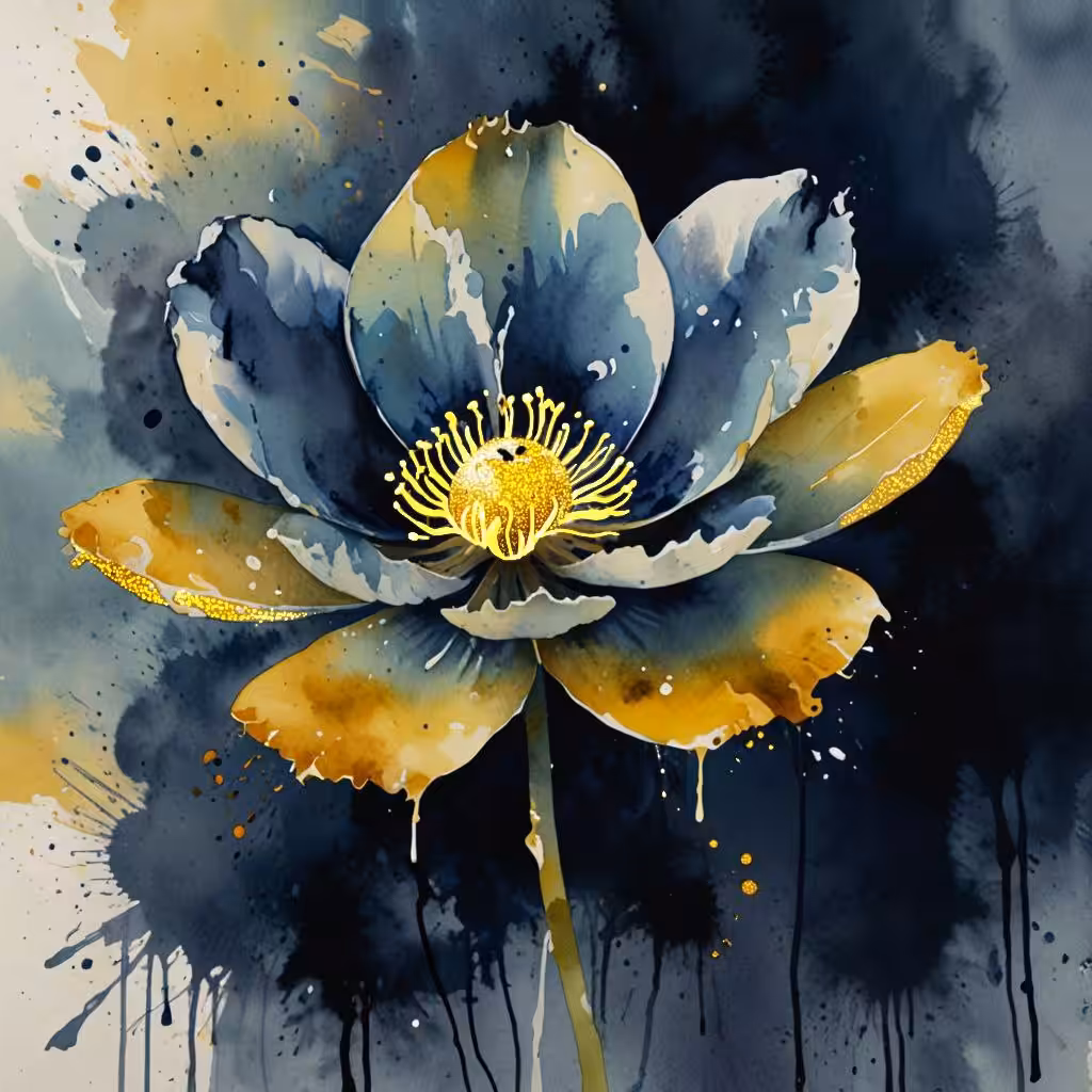Golden flower