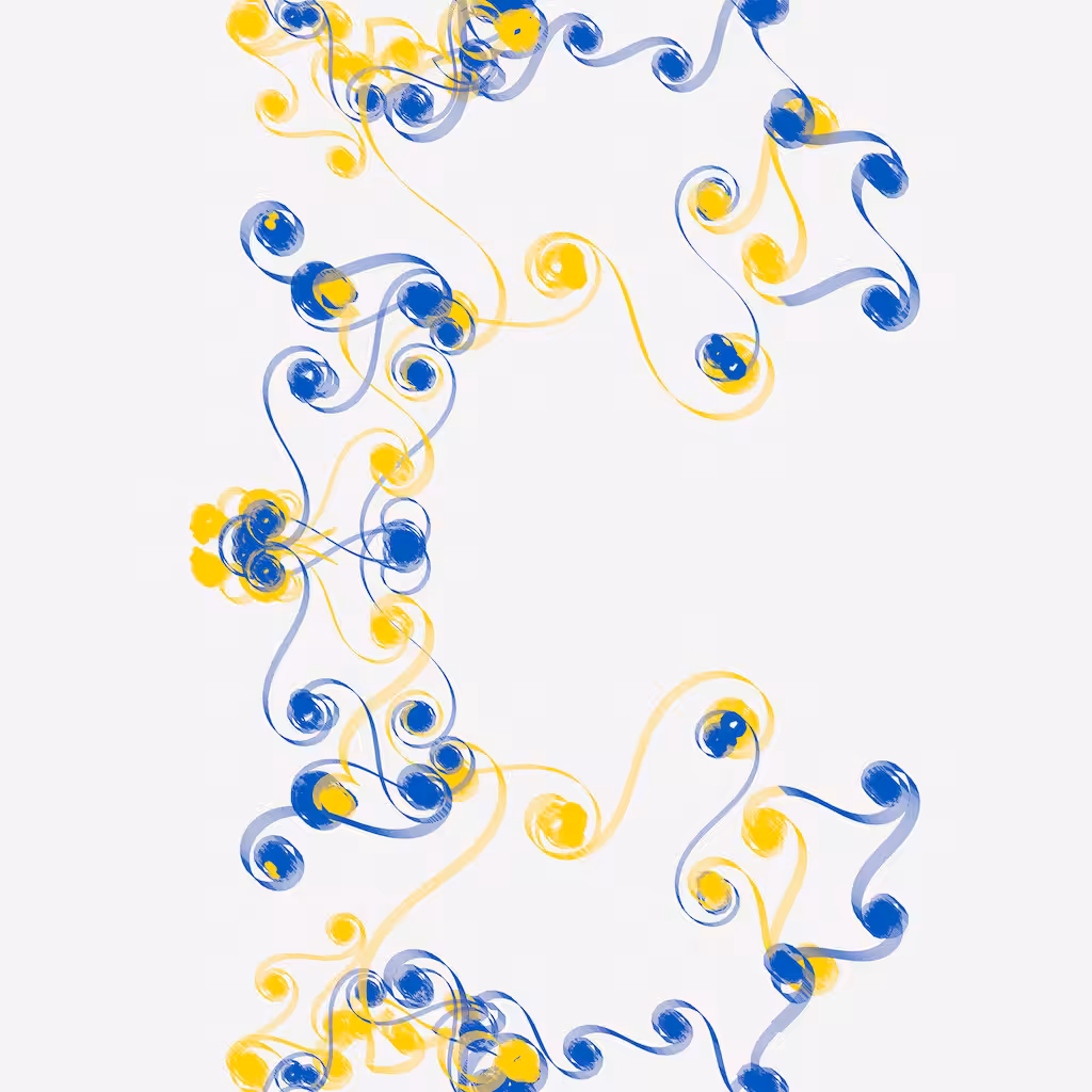 Squiggly lines curated version #3