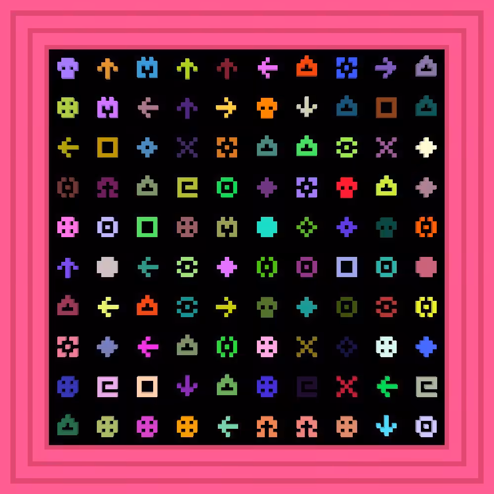 keep it secret, keep it safe :: Procedural Symbols #12/1000
