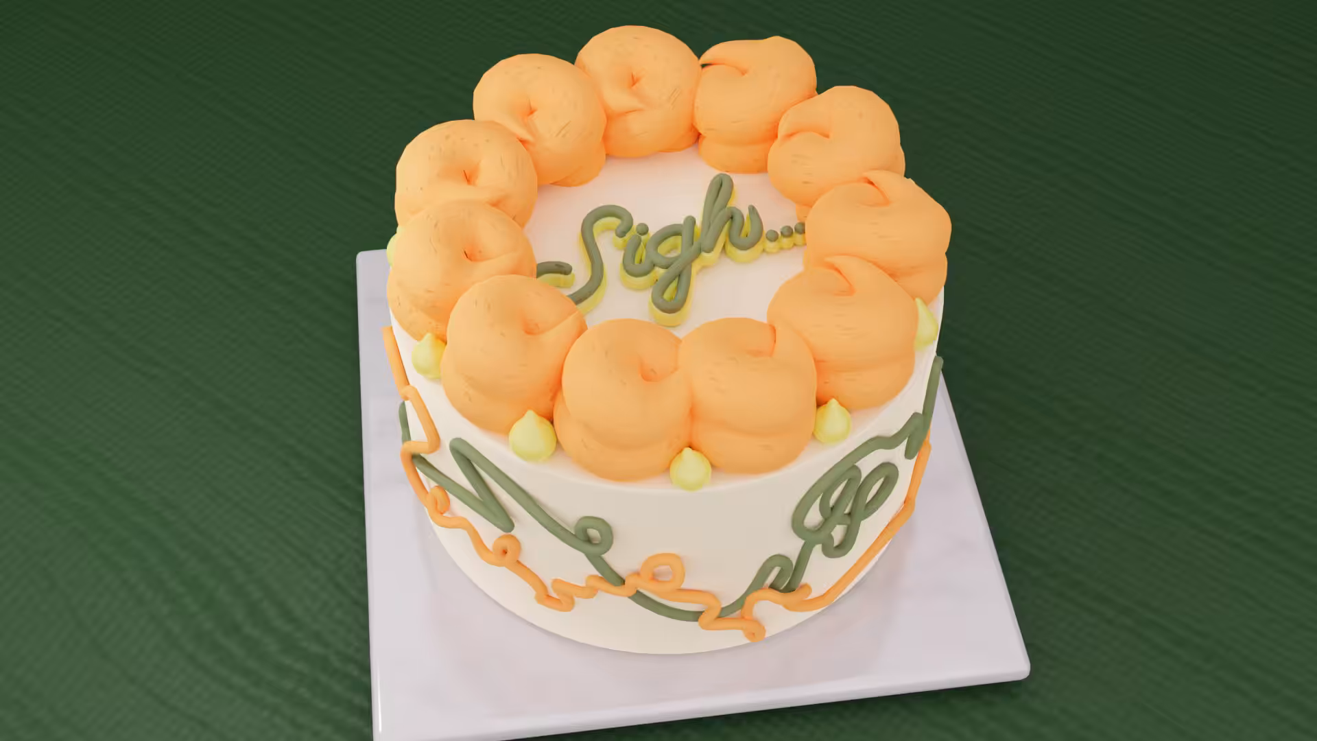 "Sigh" Cake - Carrot