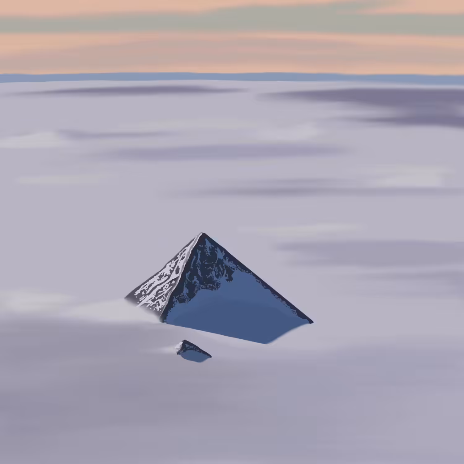 Antarctic Pyramids (?)