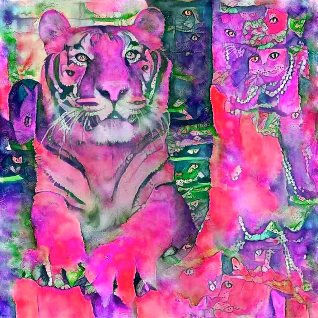BigCatRescue Tiger Pink Cat Dream