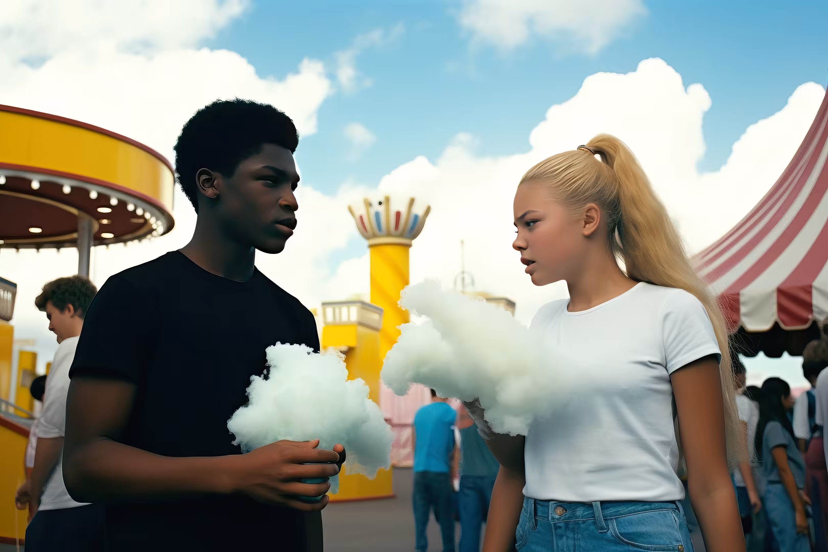 Cotton Candy Couple