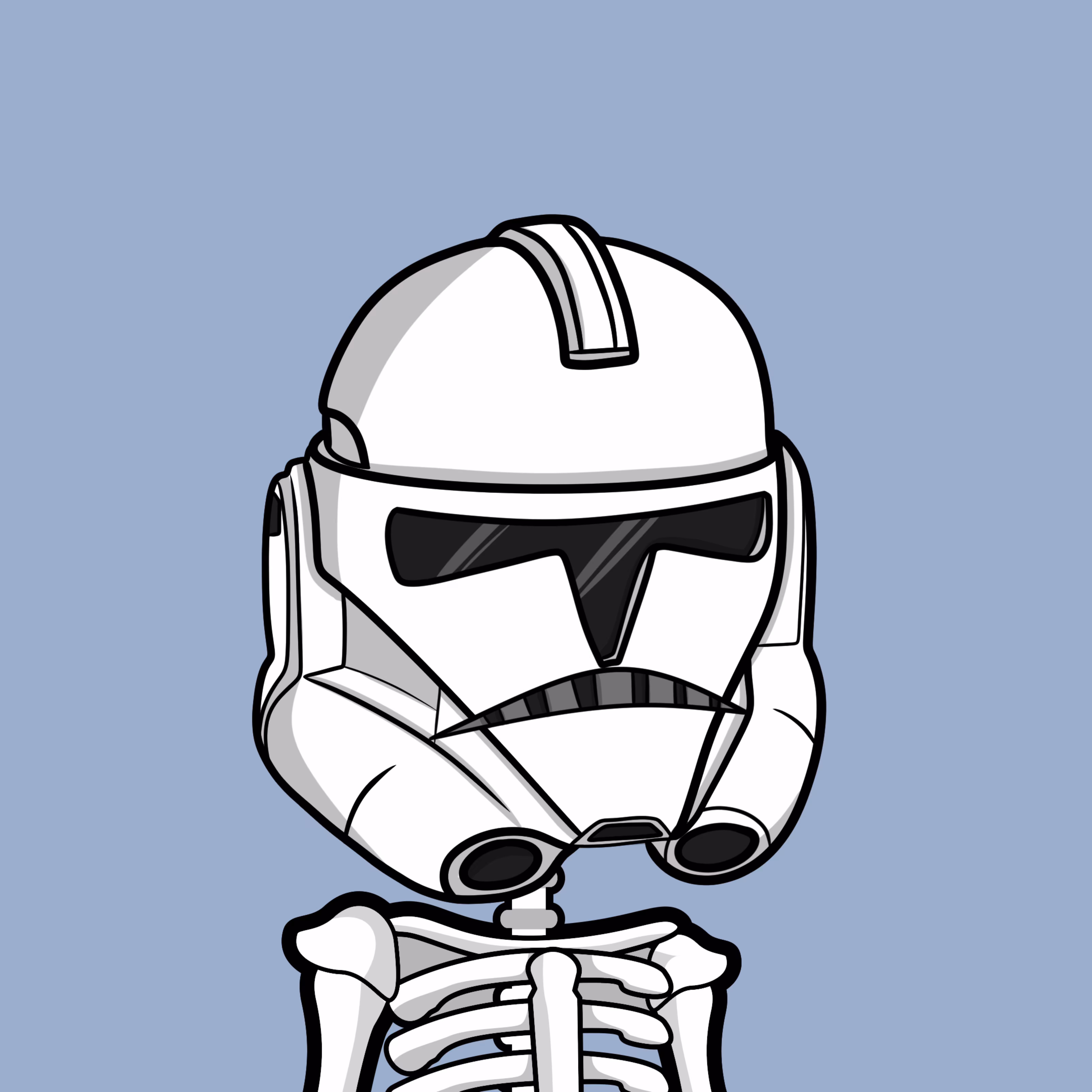 Edgar The Skeleton - Clone Trooper #438