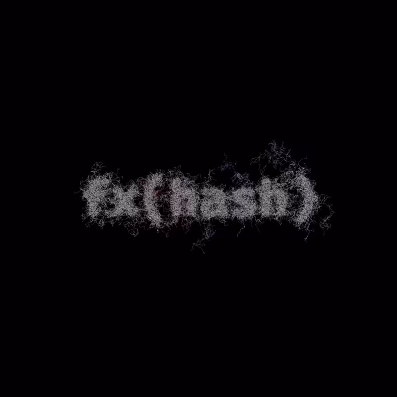 FXHASH Logo with Features #613