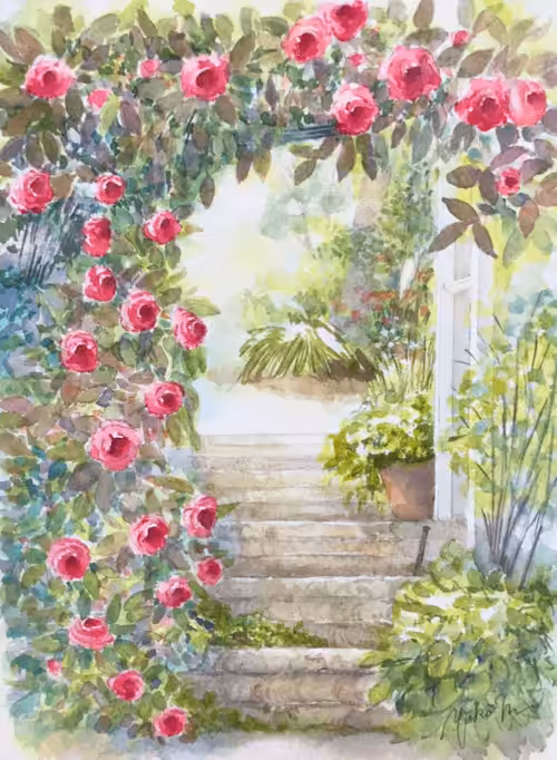 Yuko collection: Rose arch