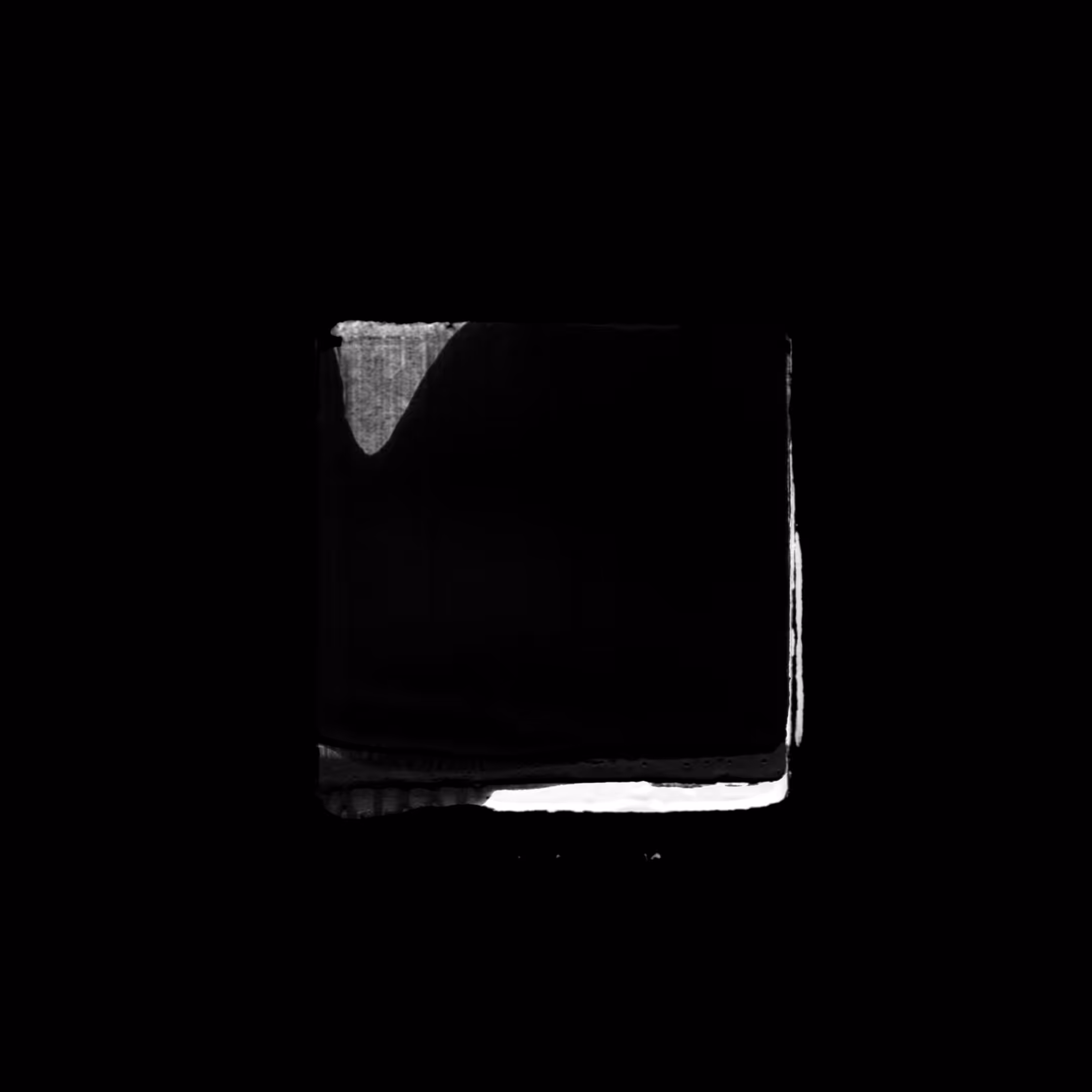 Black on White Square 02