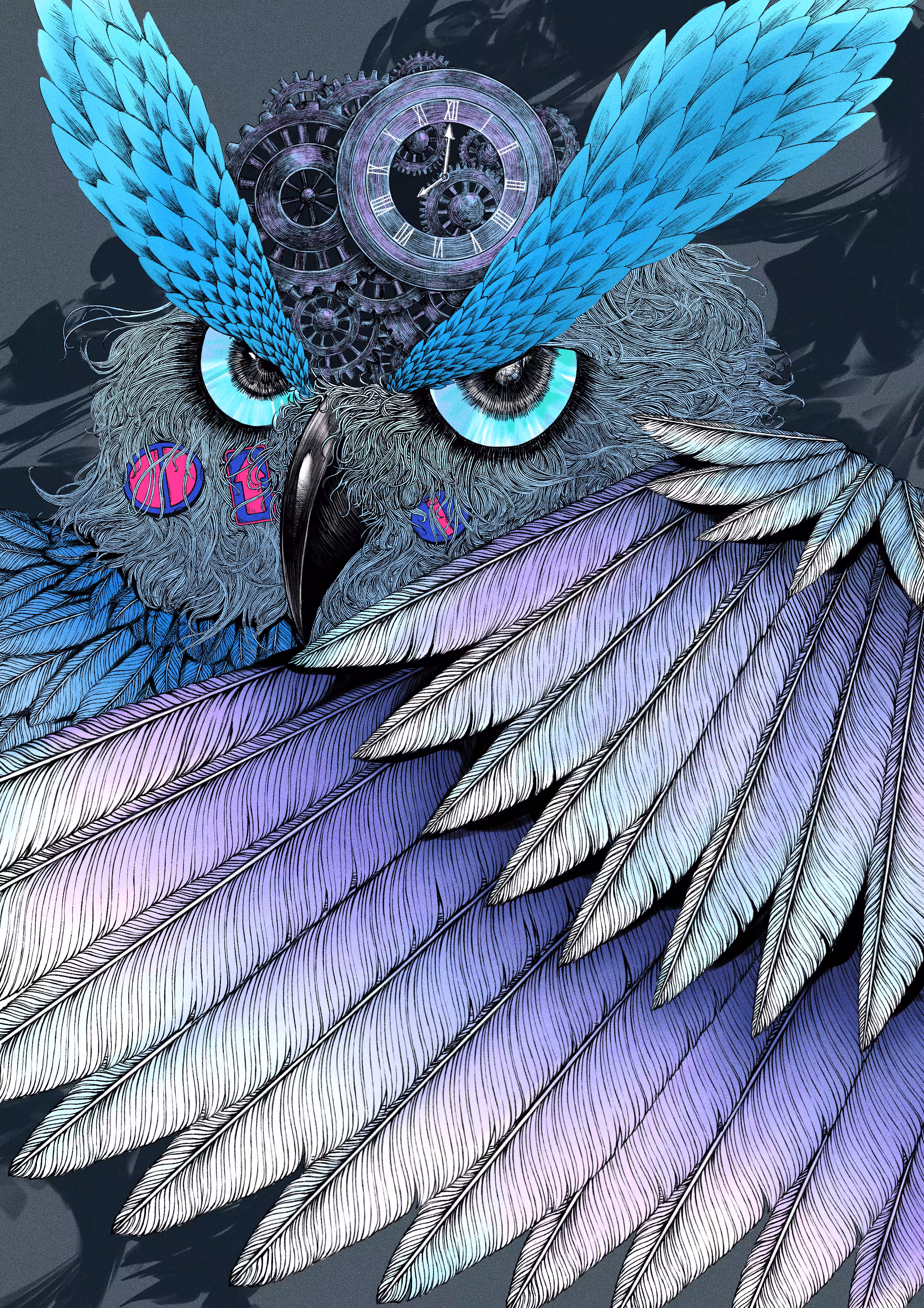 Frozen owl