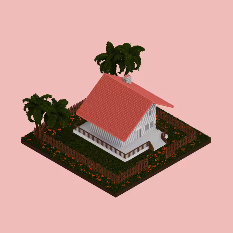 Pastel cottages #2