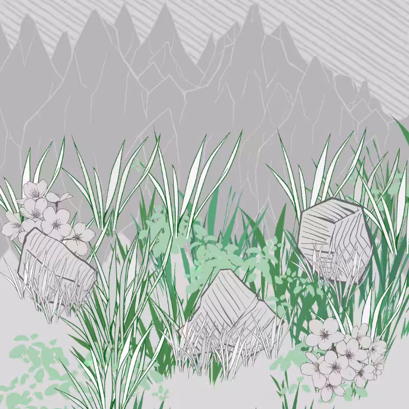 Wild Grass and Rubble #95
