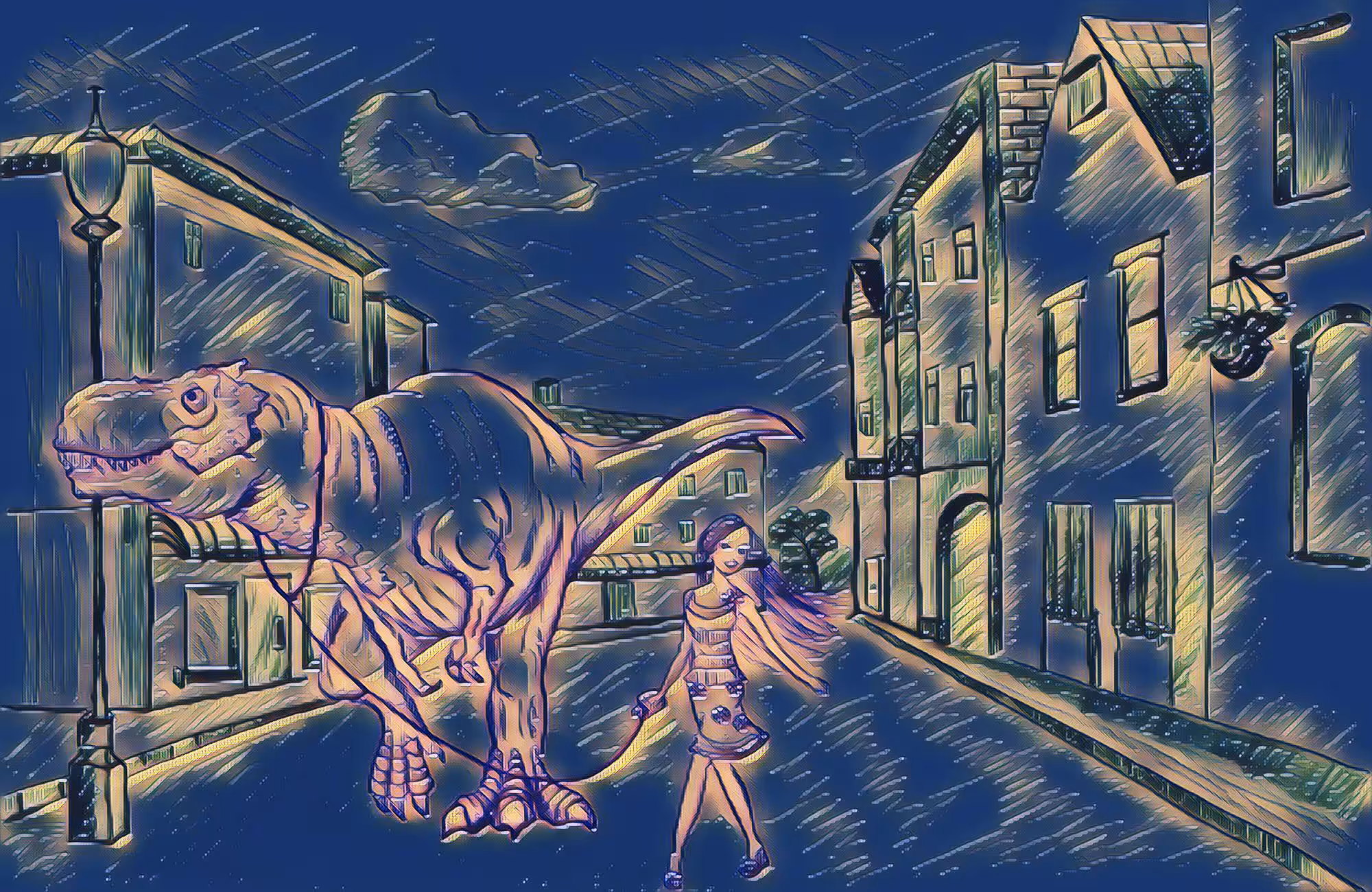 I can only walk this pet at night.