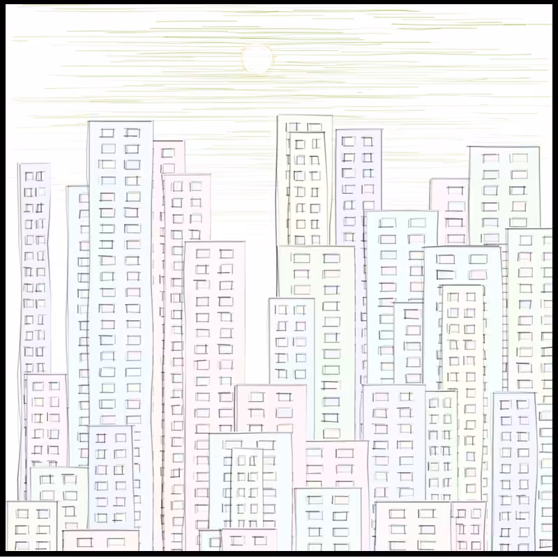 City sketch #7