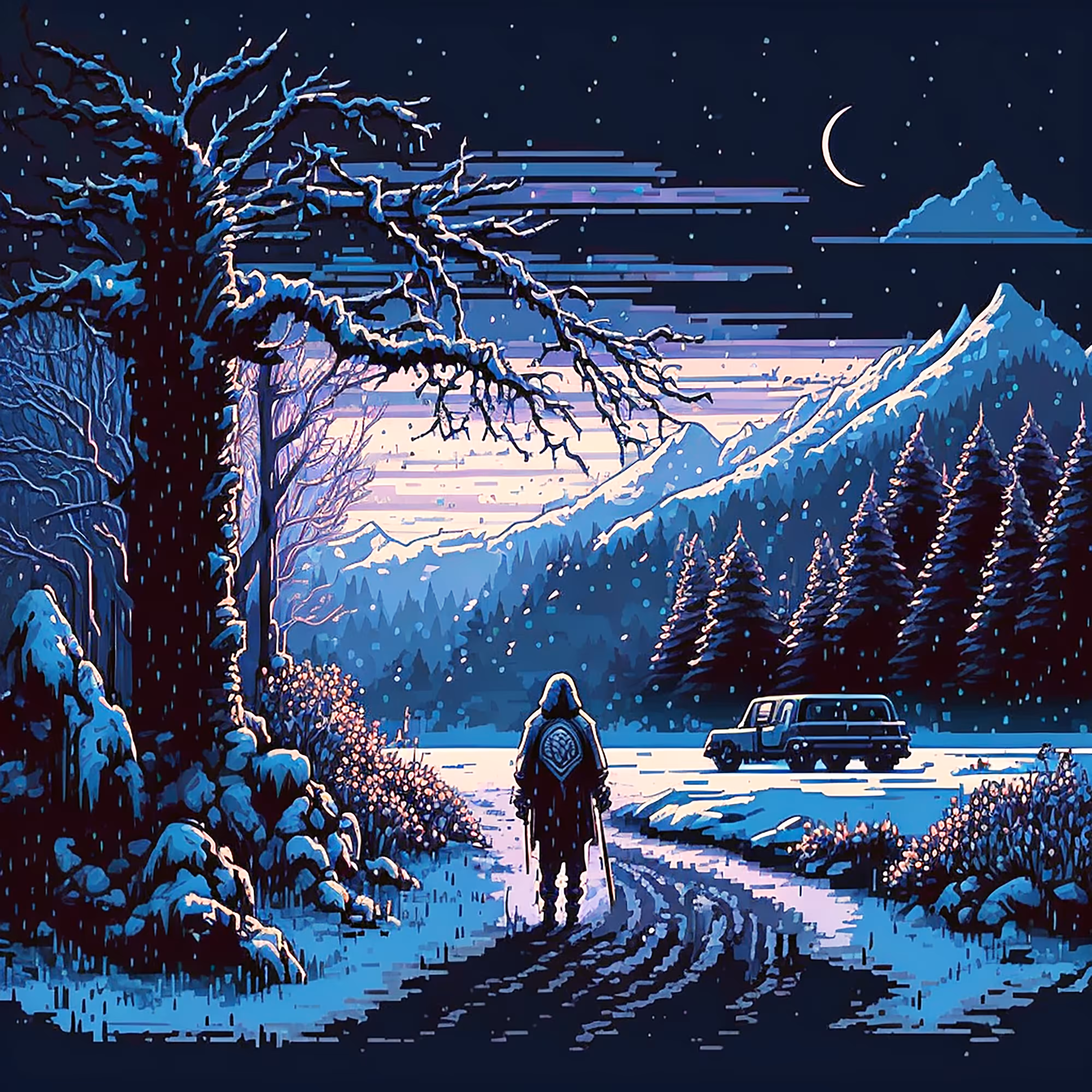 Moonlight Bends the Road #7/10
