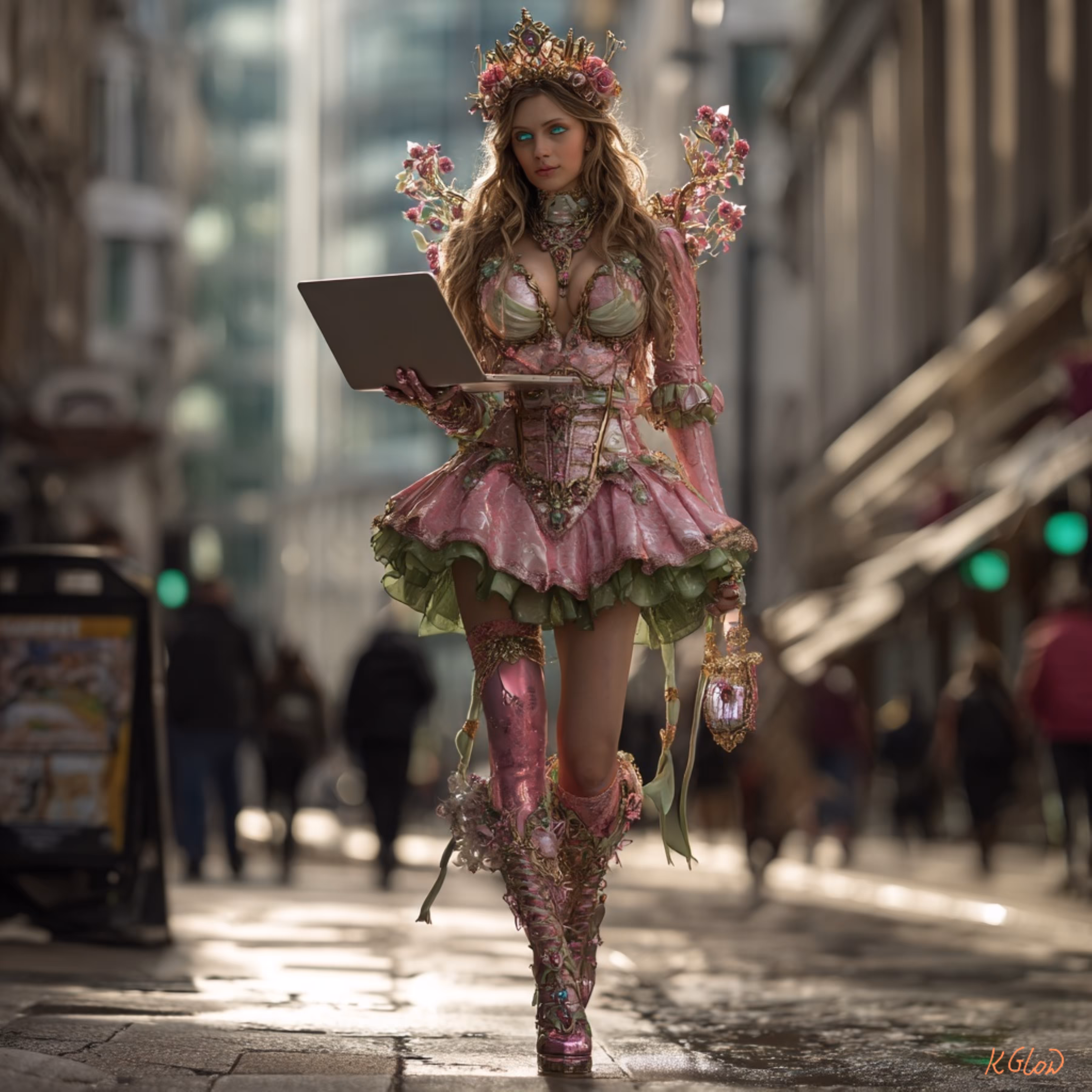 Modern Pink Goddess