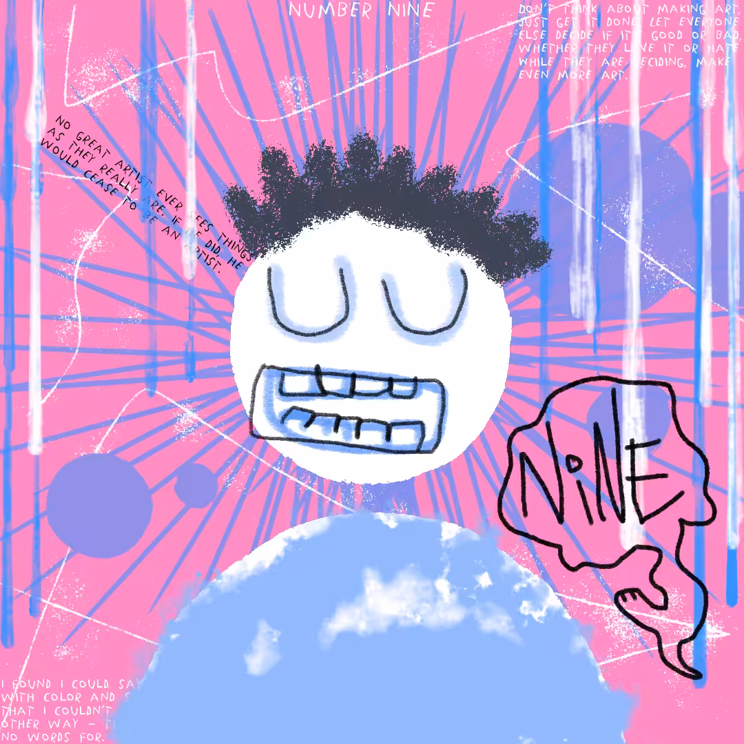 THIS IS A HANDMADE PFP - NUMBER NINE