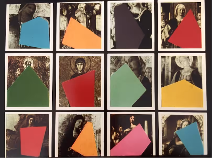 Paintboxed Pioneers: Untitled (When the memory of history meets the memory of the computer - 1), 1985