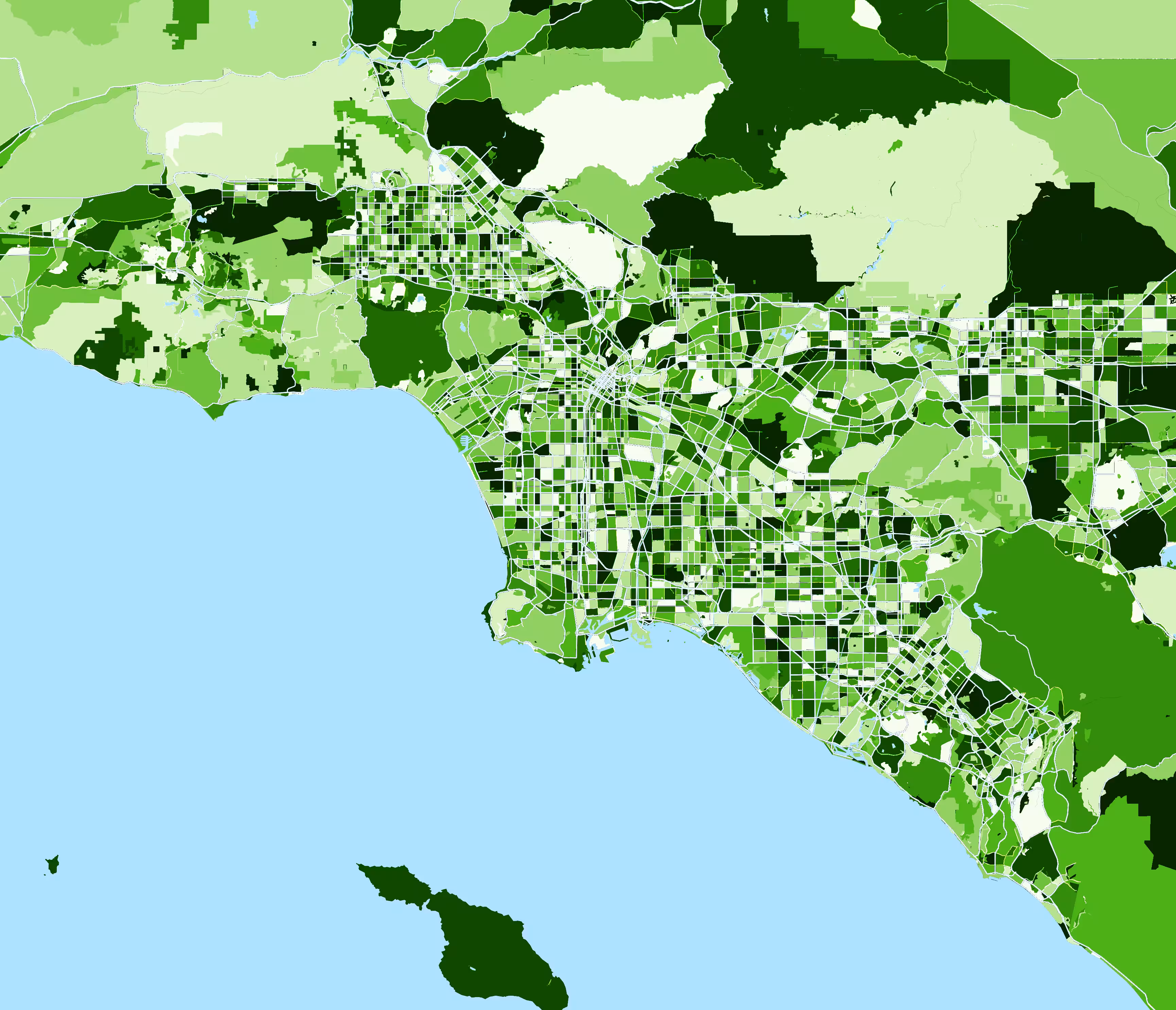 Los Angeles, USA - MapArt #2