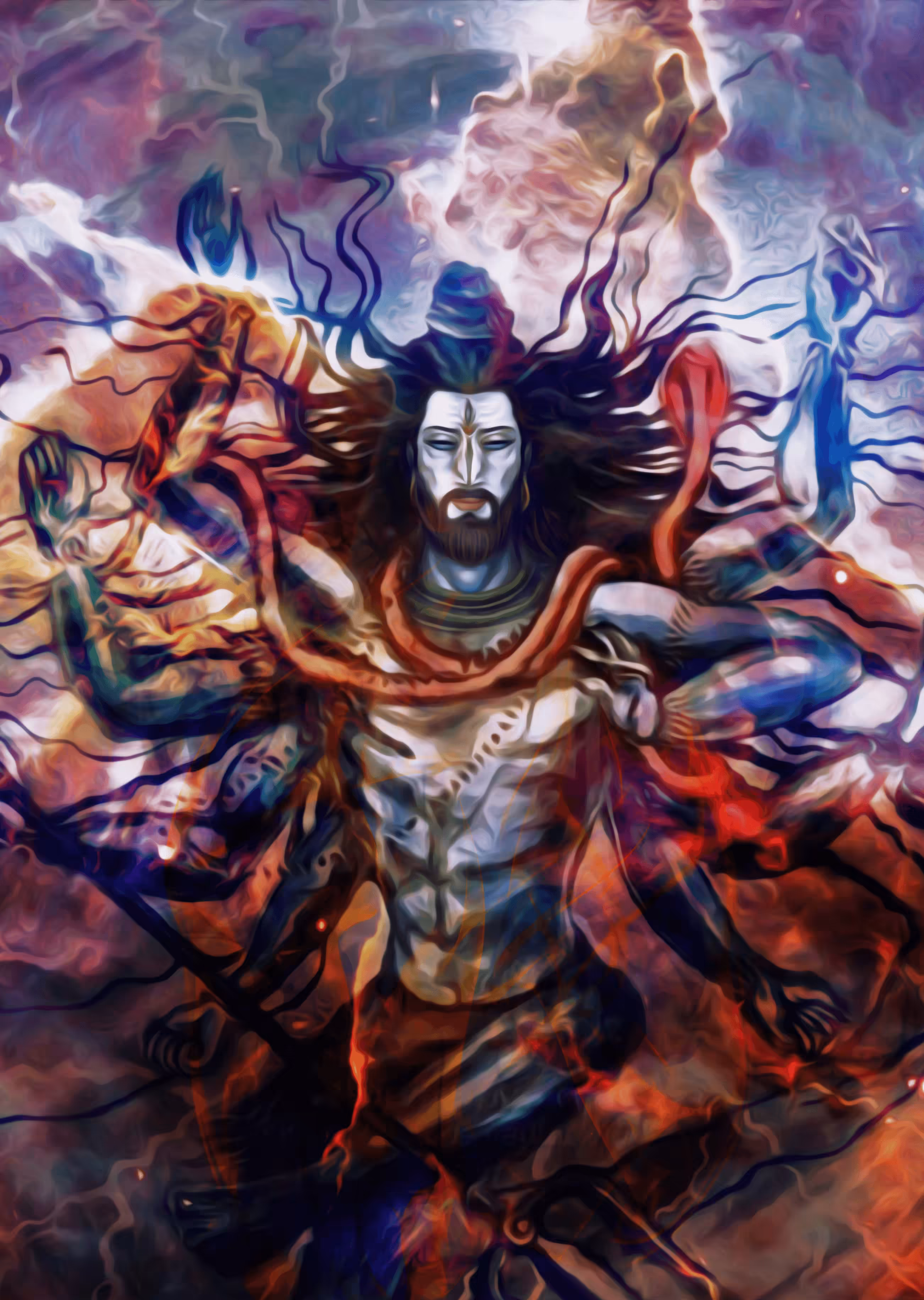 Abstract Shiva