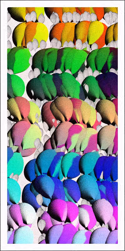 Balloon Field on Clouds #10