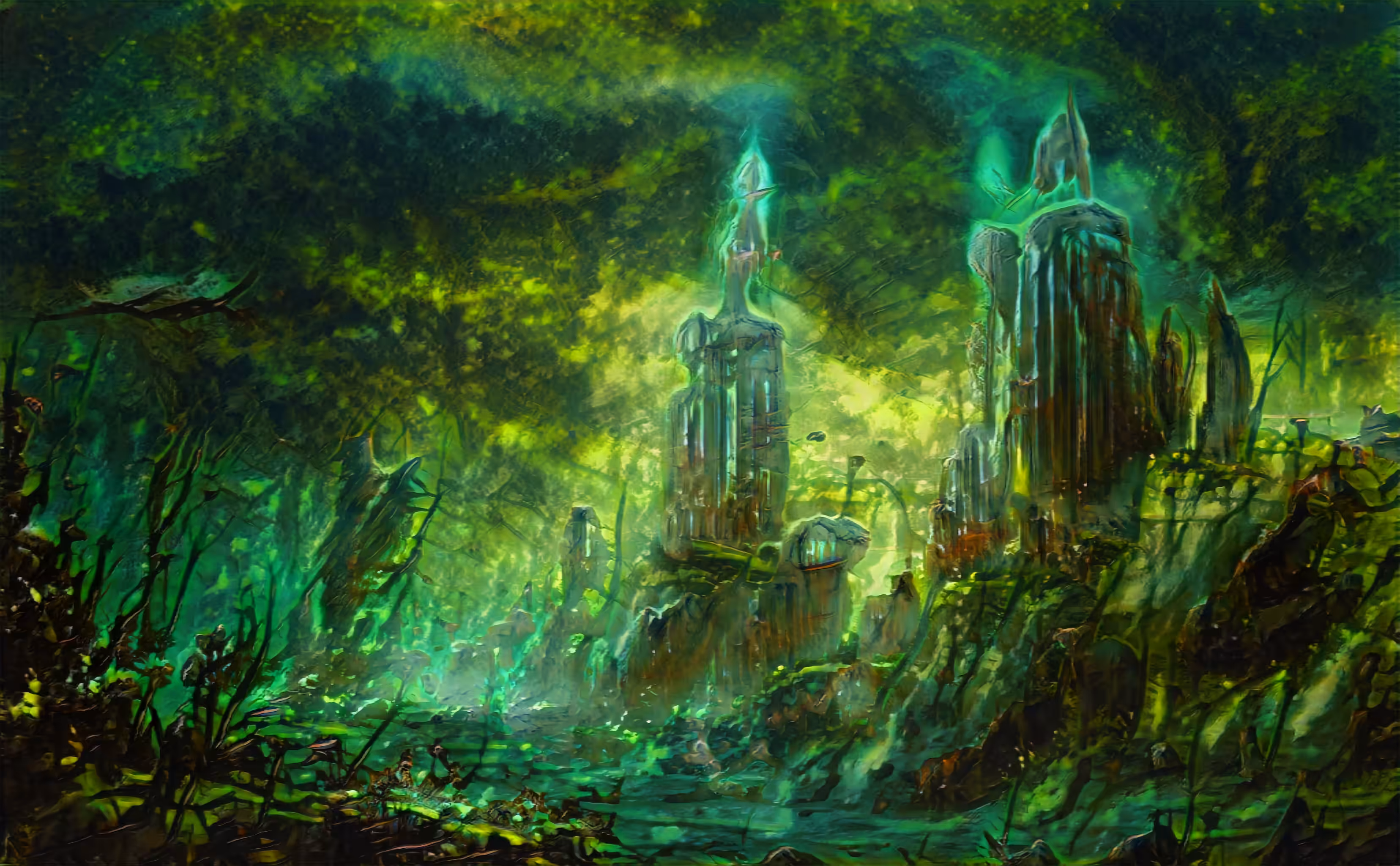 AI Landscapes #0004 Spectacular