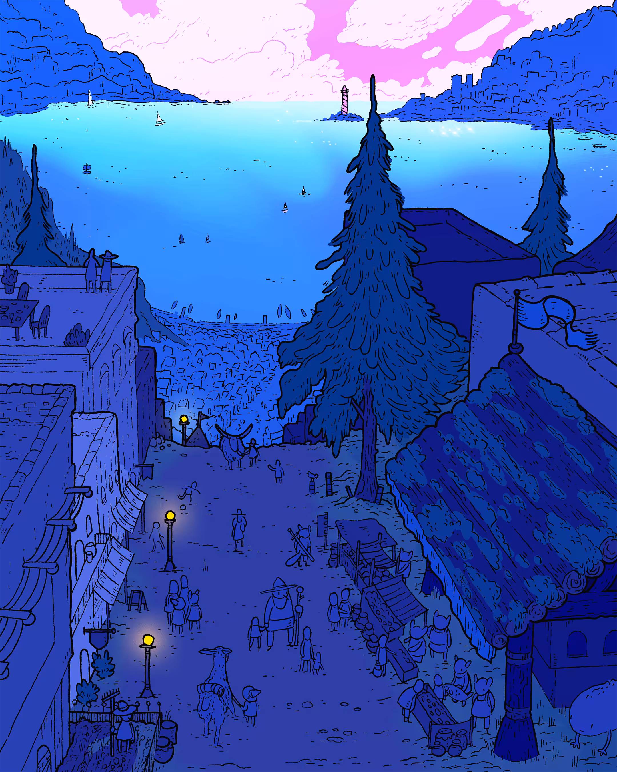 Early Morning Market