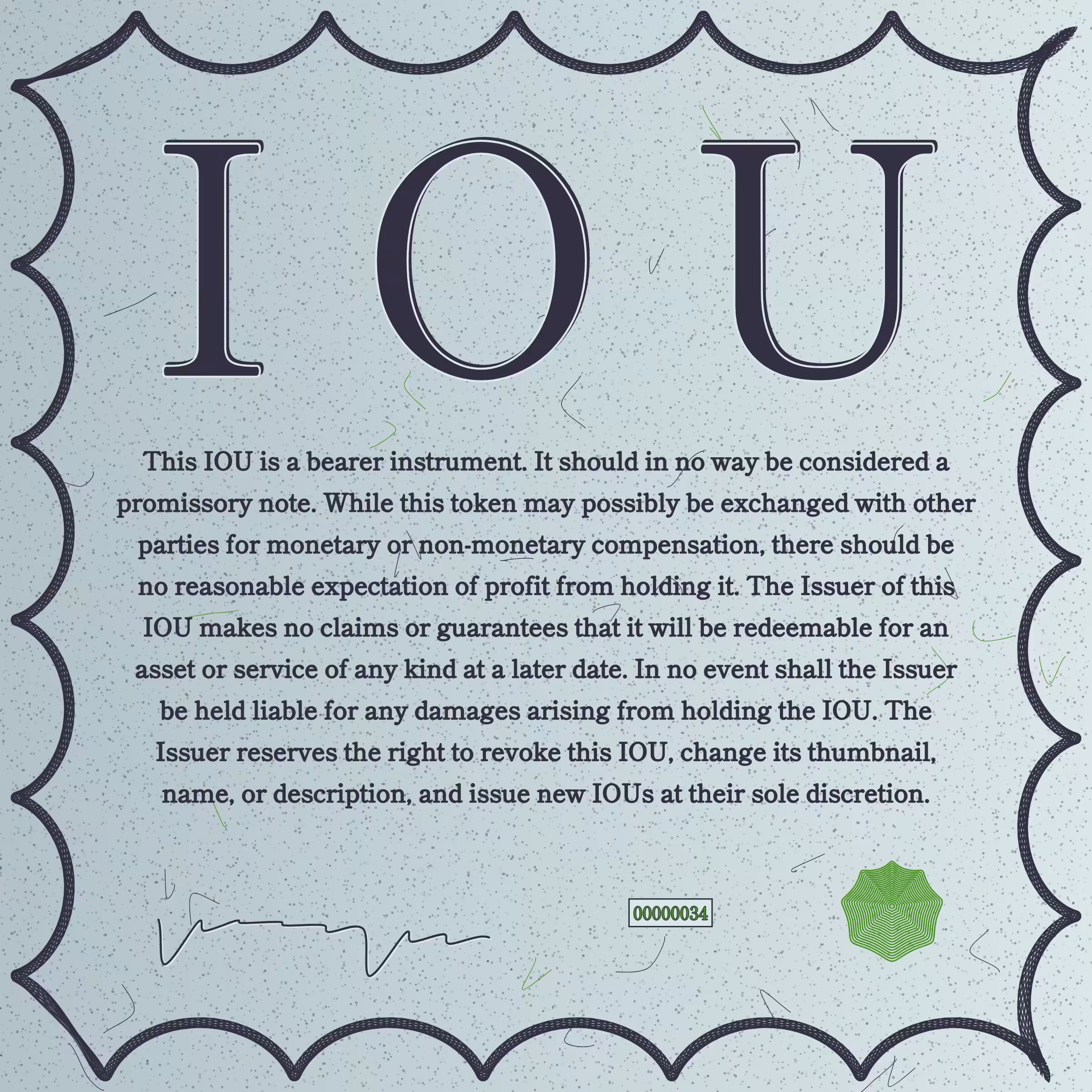 IOU #34