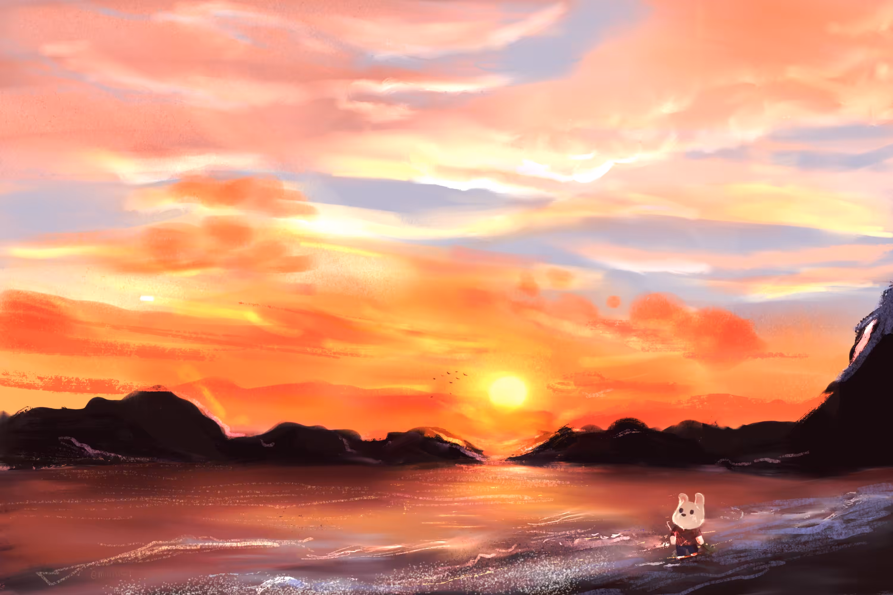Fiery Sunset