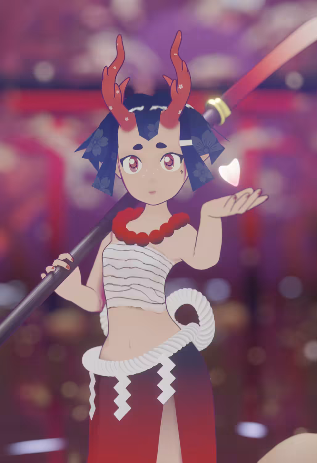 Oni with the blossom