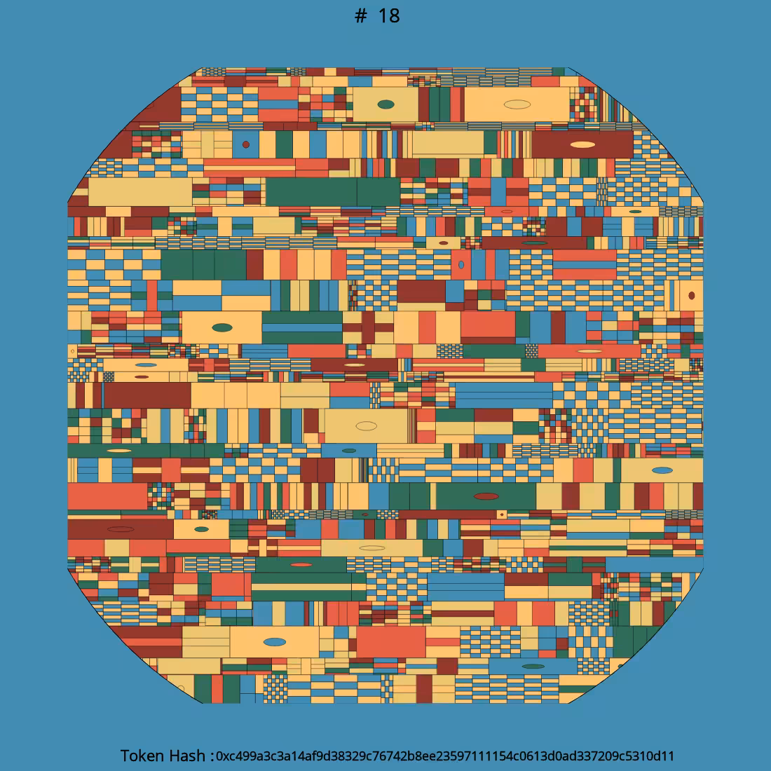 Abstracte Raster:The last piece #18