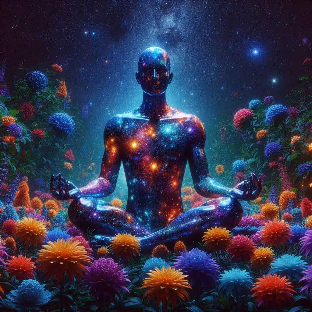 Mad Dolph Ai art collection : Celestial bloom 