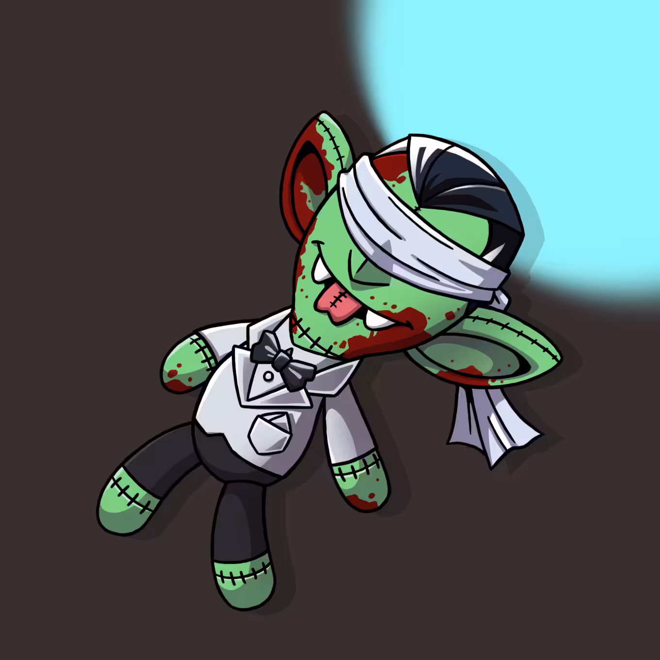 #4451 Sneaky Vampire Teddy