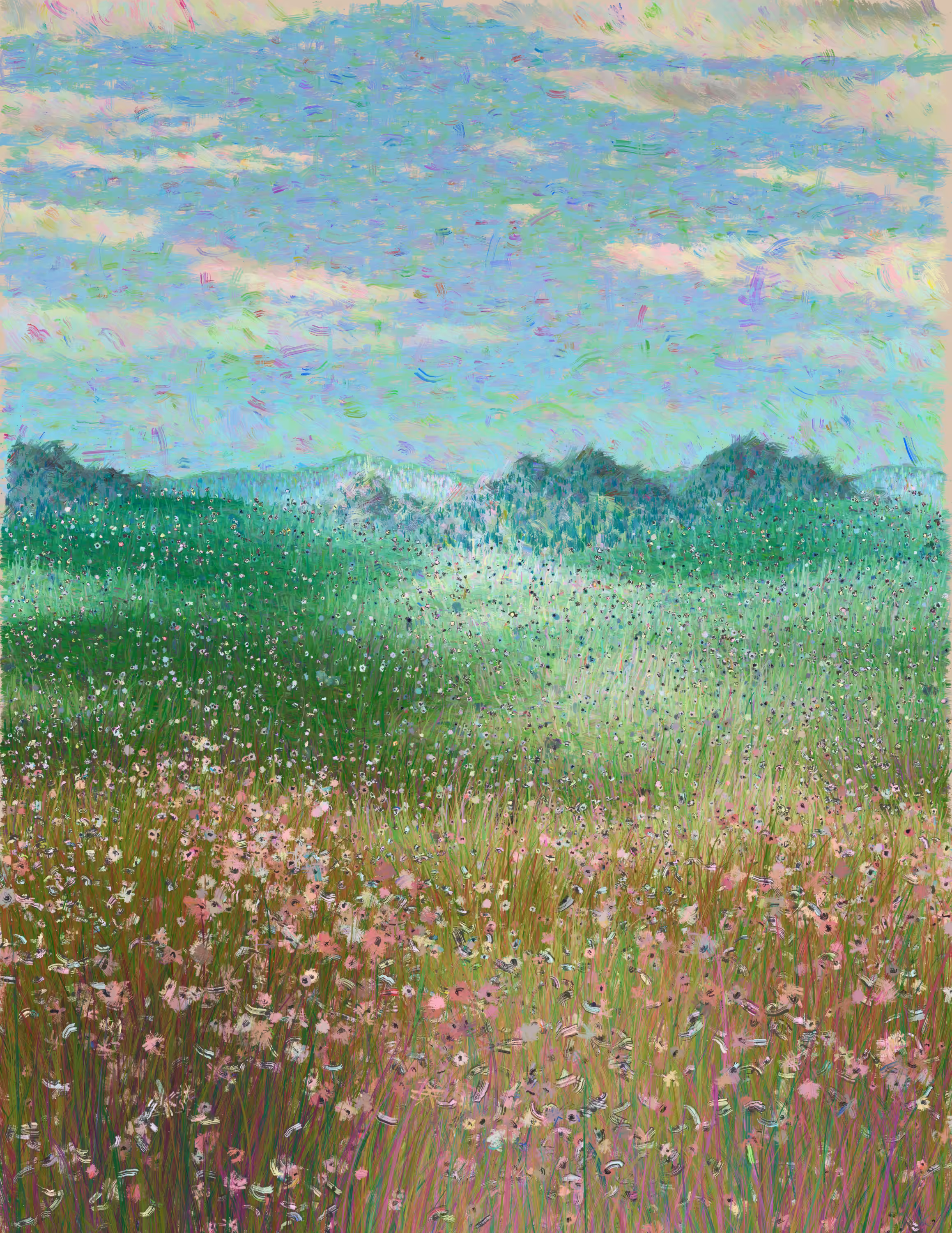 Pink Field, Up Close