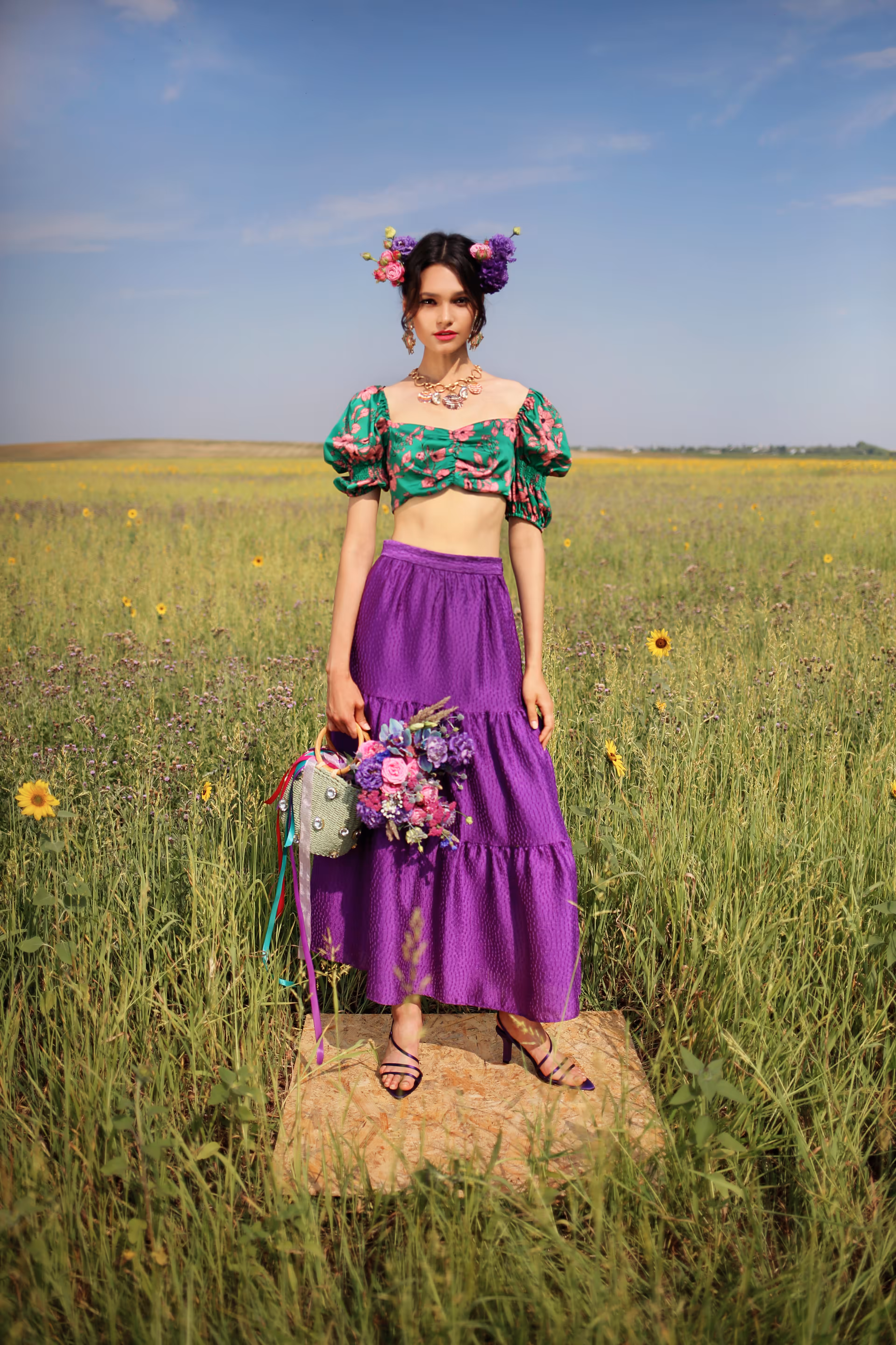 The most beautiful flower in the field 