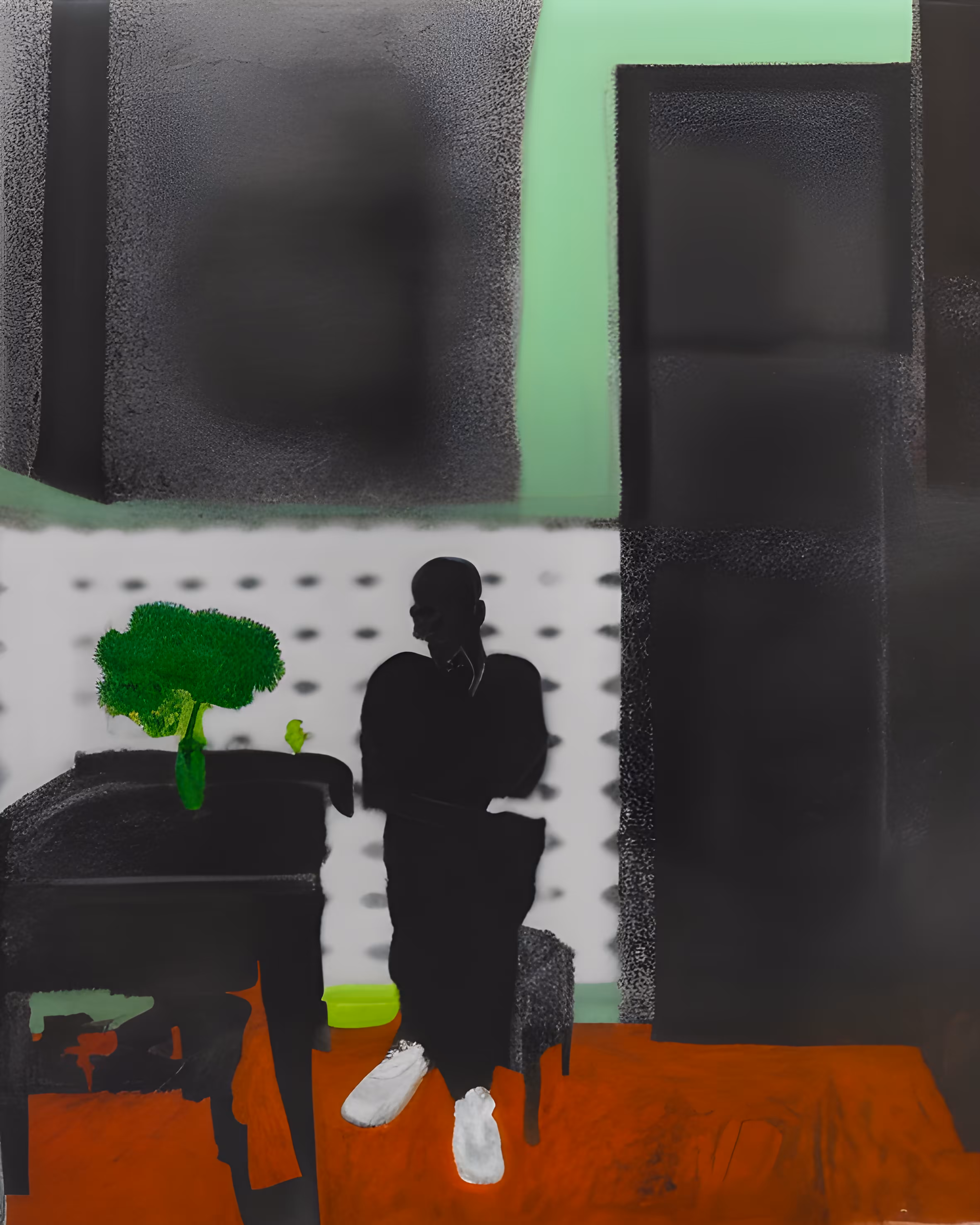 "In the kitchen"