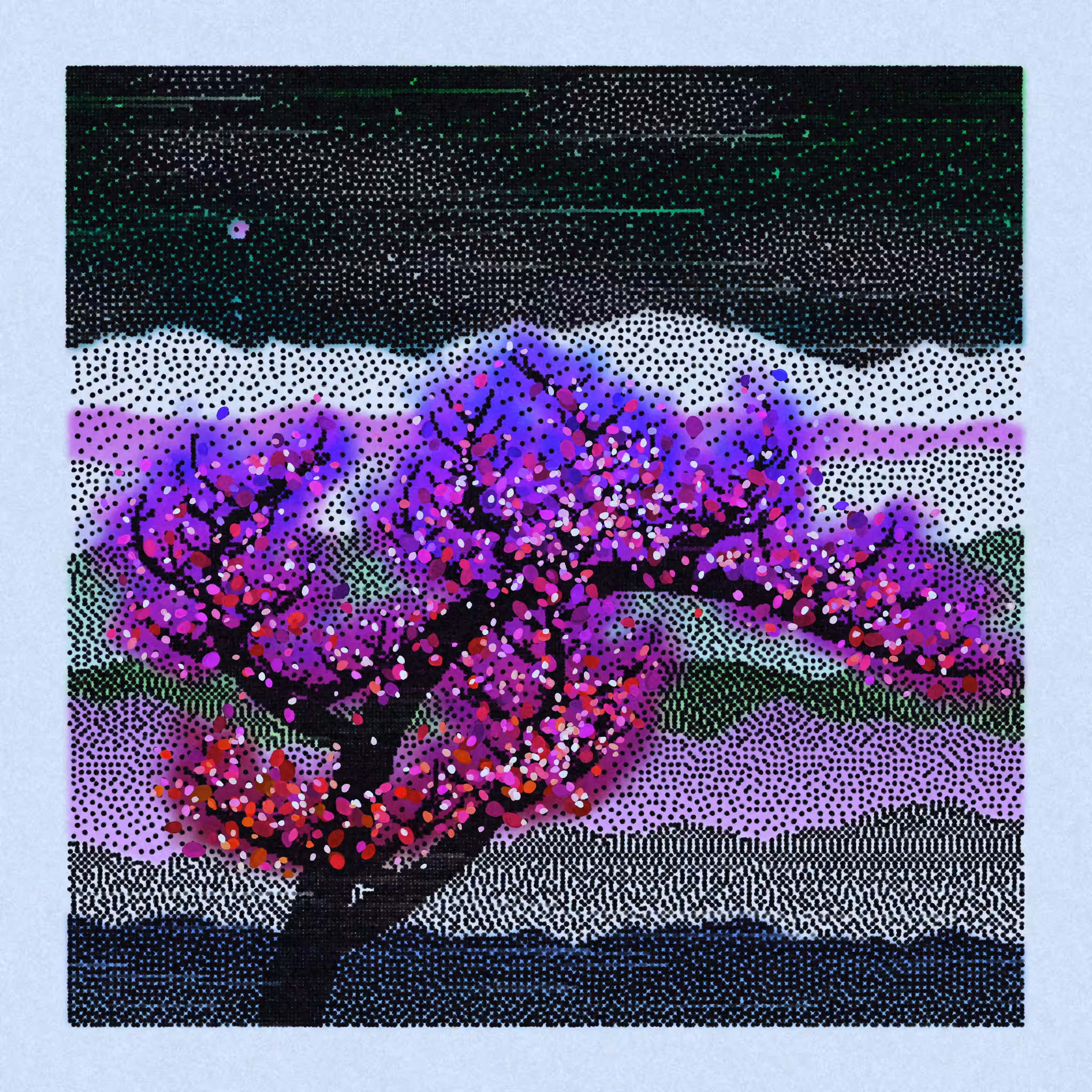 Dithered Branches #137